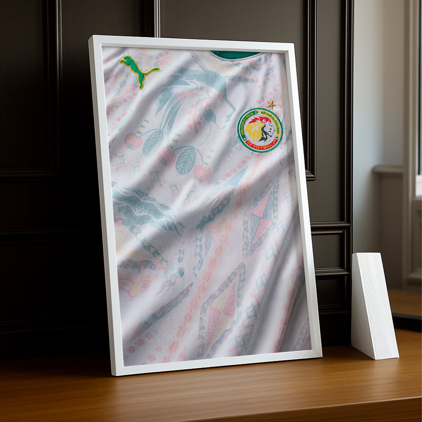 Cadre Photo Maillot Sénégal – Domicile Coupe du Monde 2026 TonCadre