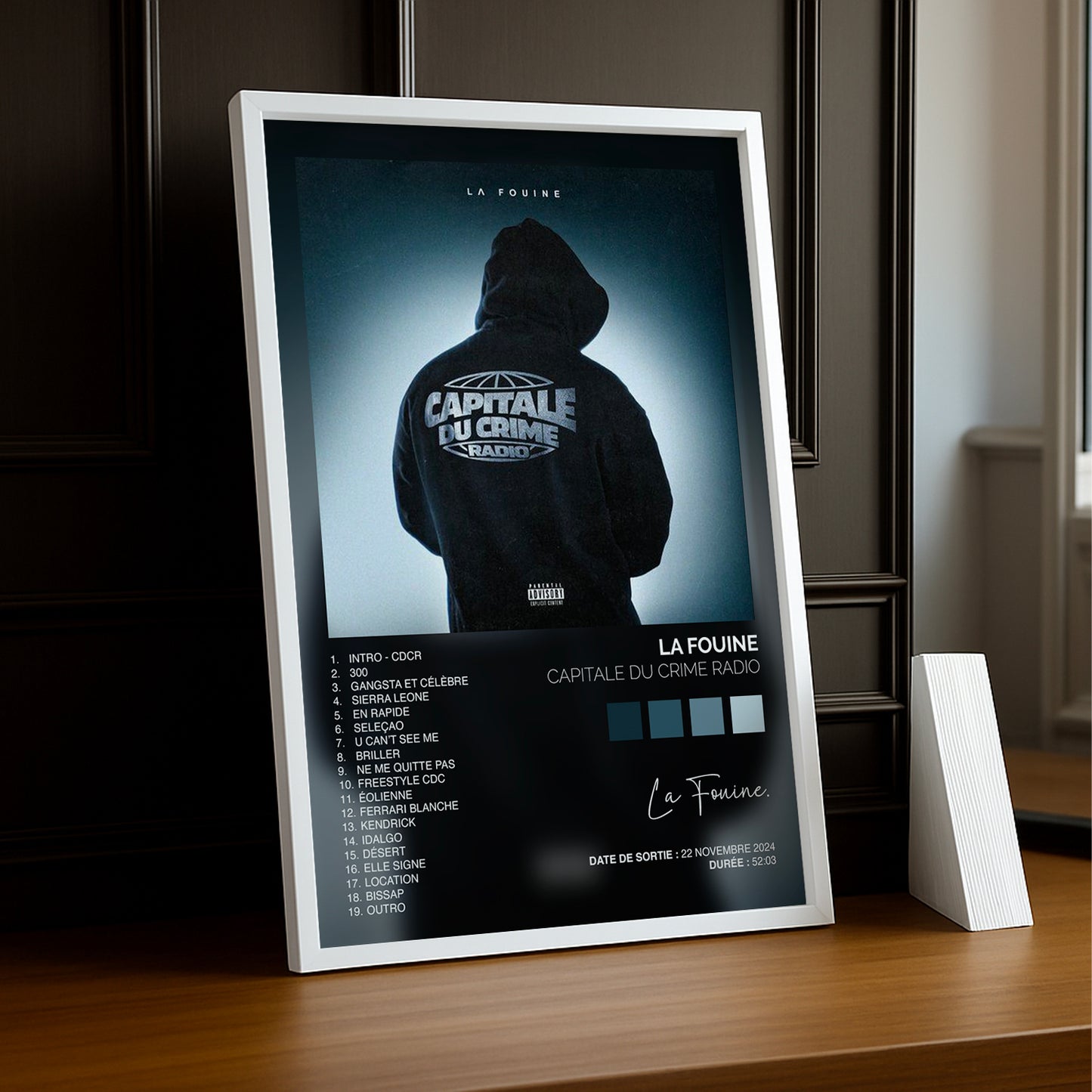 Cadre Photo La Fouine - Capitale du Crime Radio
