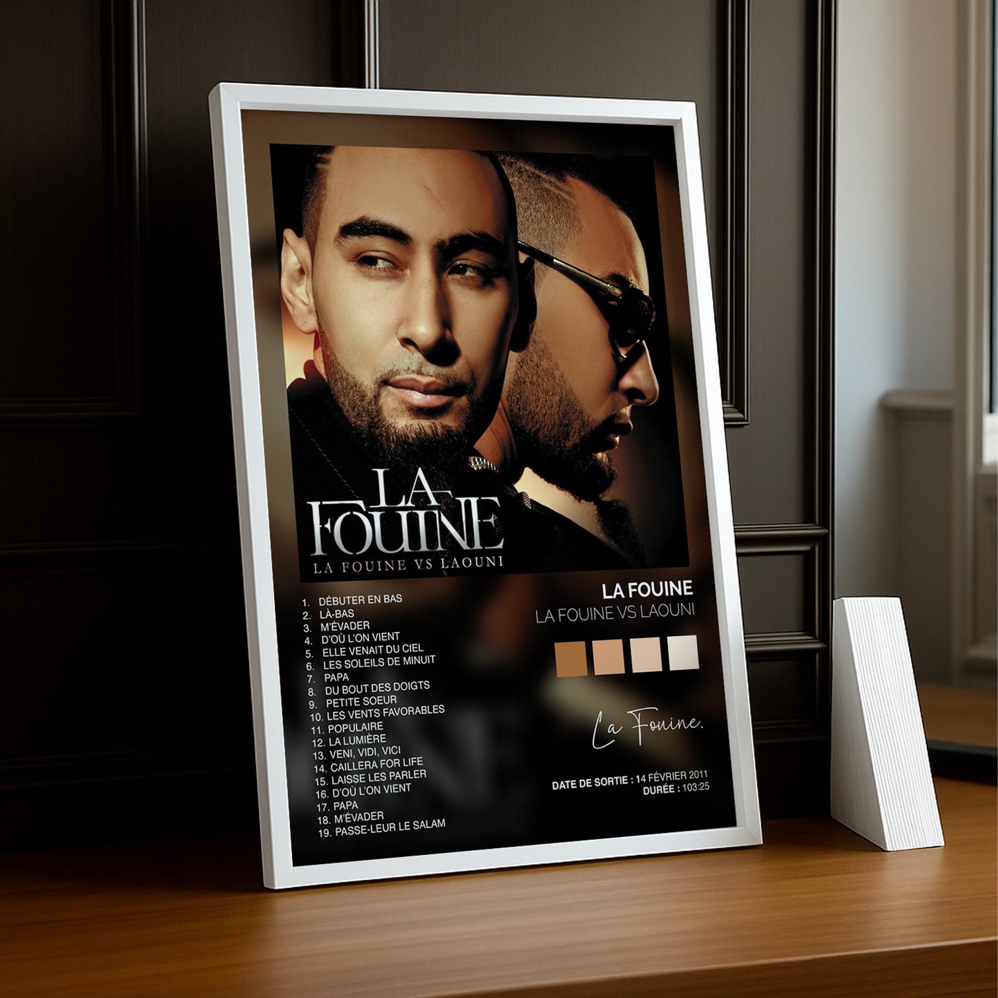 Cadre Photo La Fouine - La Fouine vs Laouni