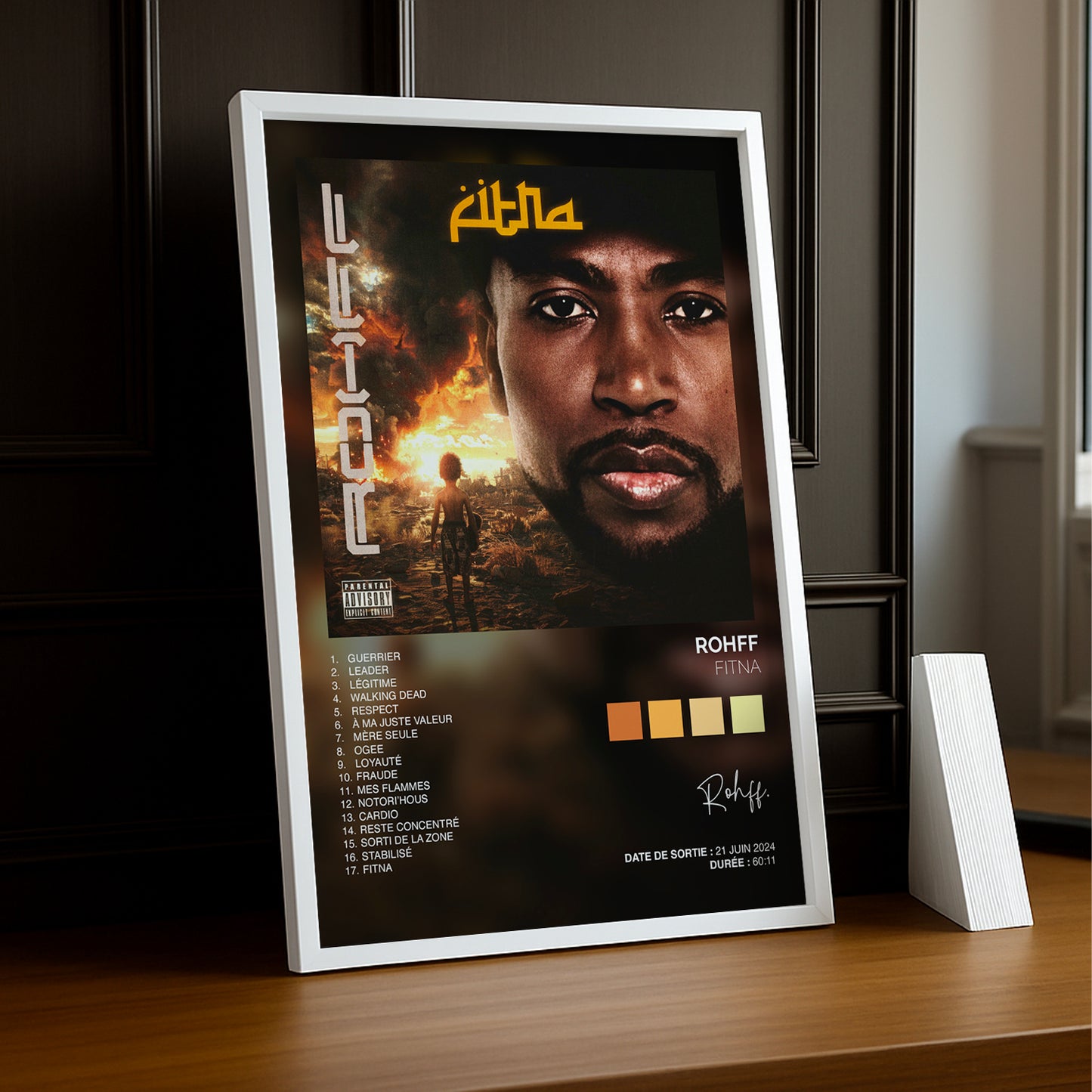 Cadre Photo Rohff - Fitna