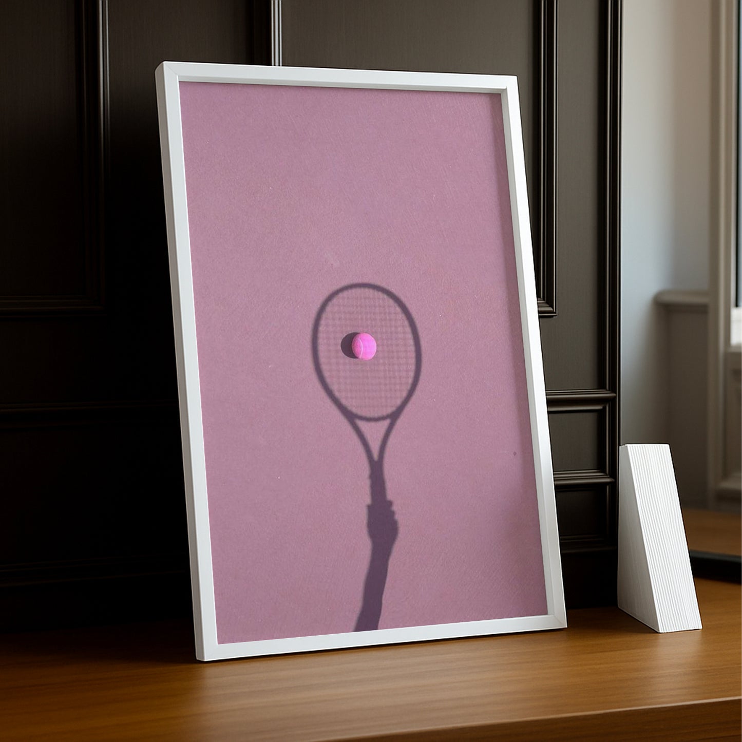 Poster Photo Tennis - Pink