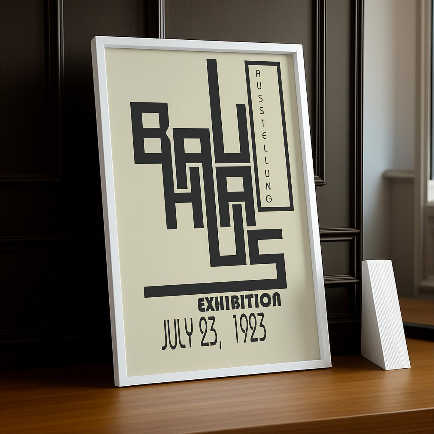 Marco de fotos Exposición Bauhaus 23 de julio de 1923