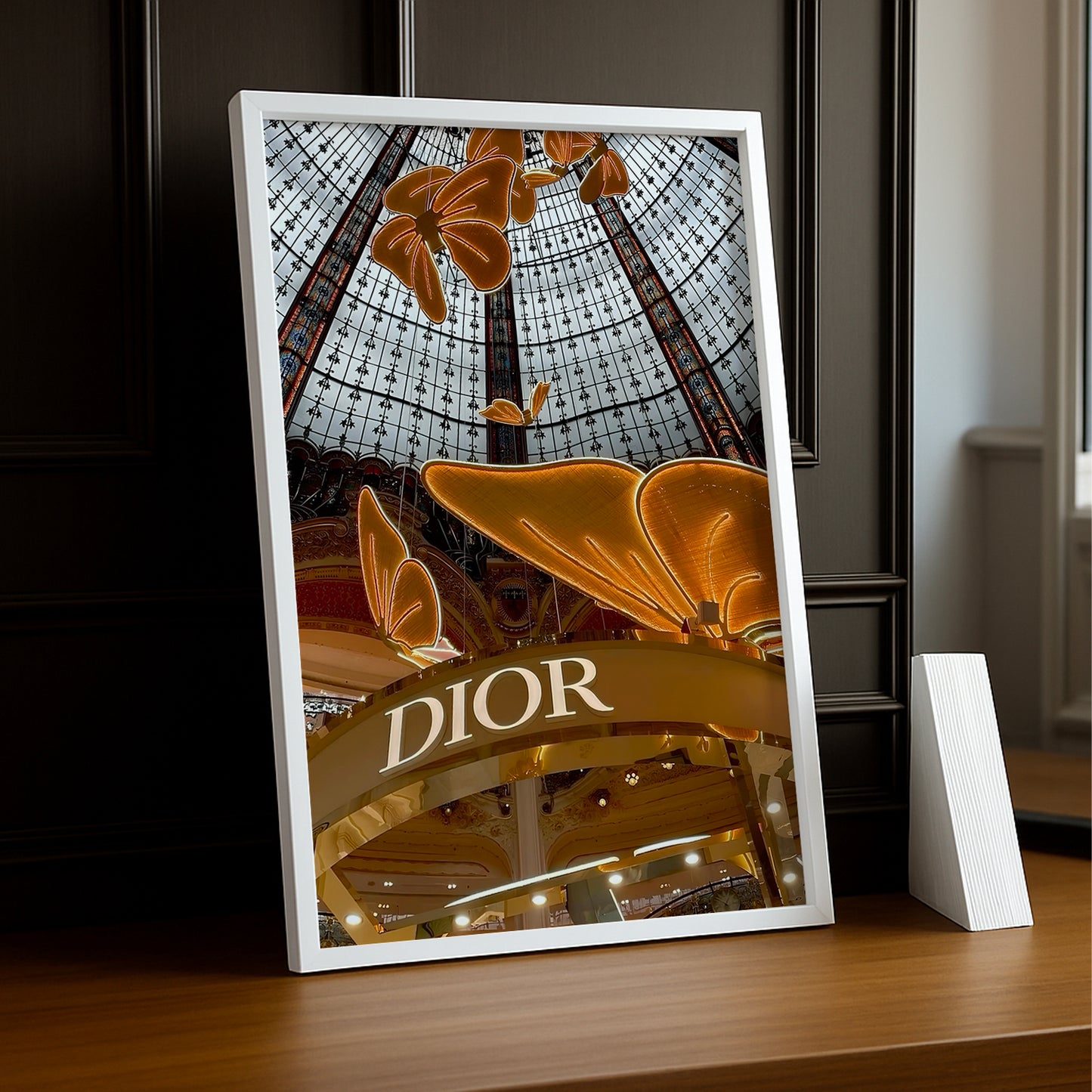 Cadre photo Christian Dior - Devanture Gold