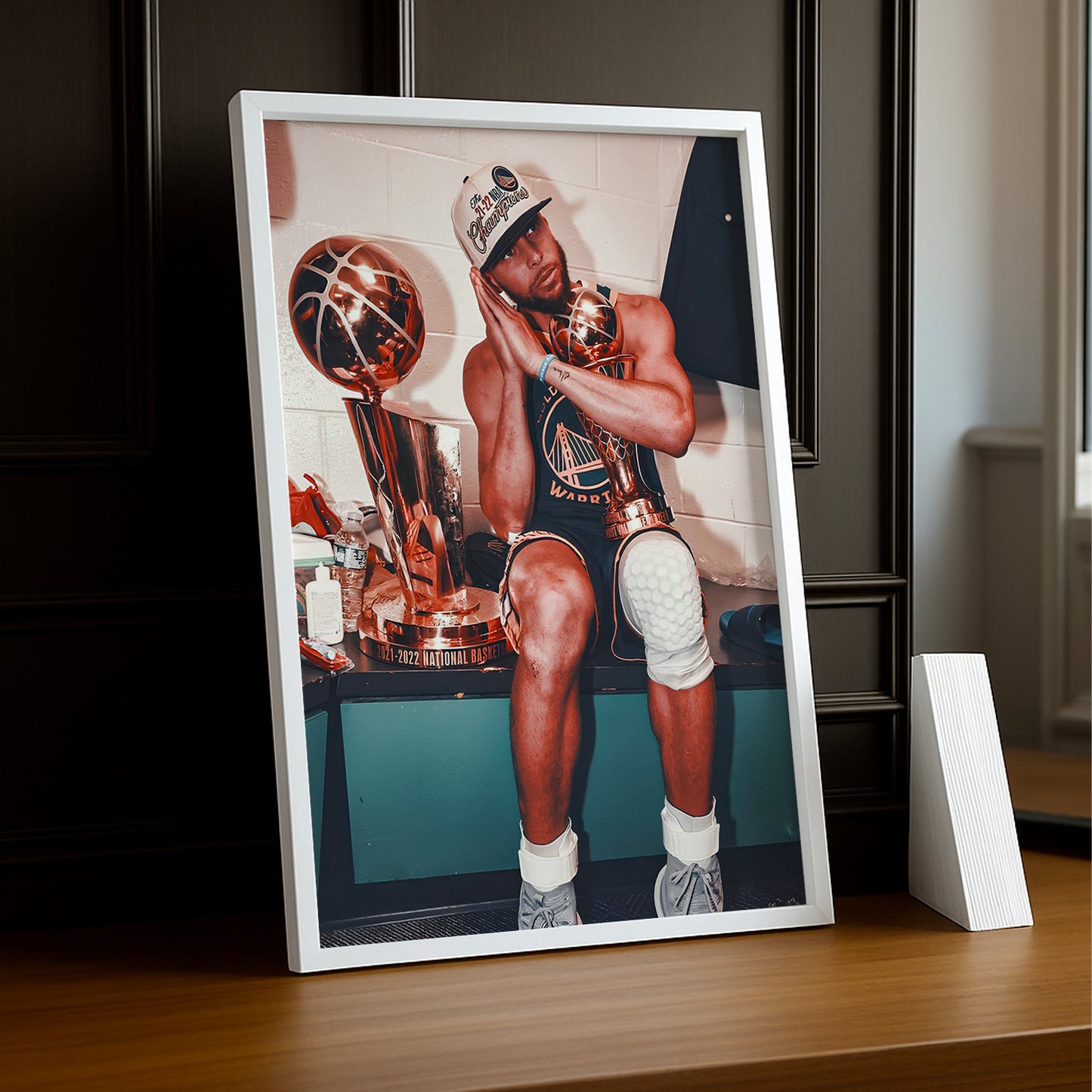 Cadre photo NBA - Stephen Curry Trophées