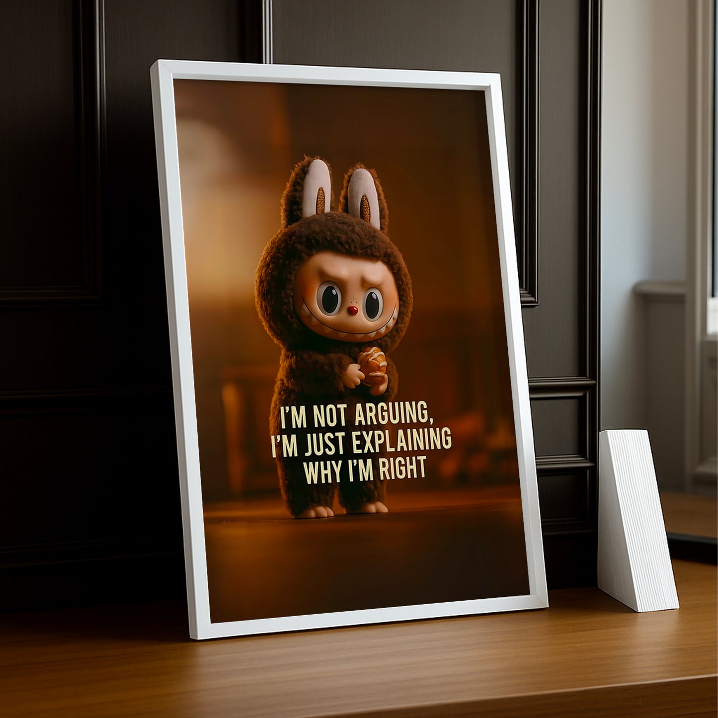 Poster Labubu - I'm not arguing, i'm just explaining why i'm right