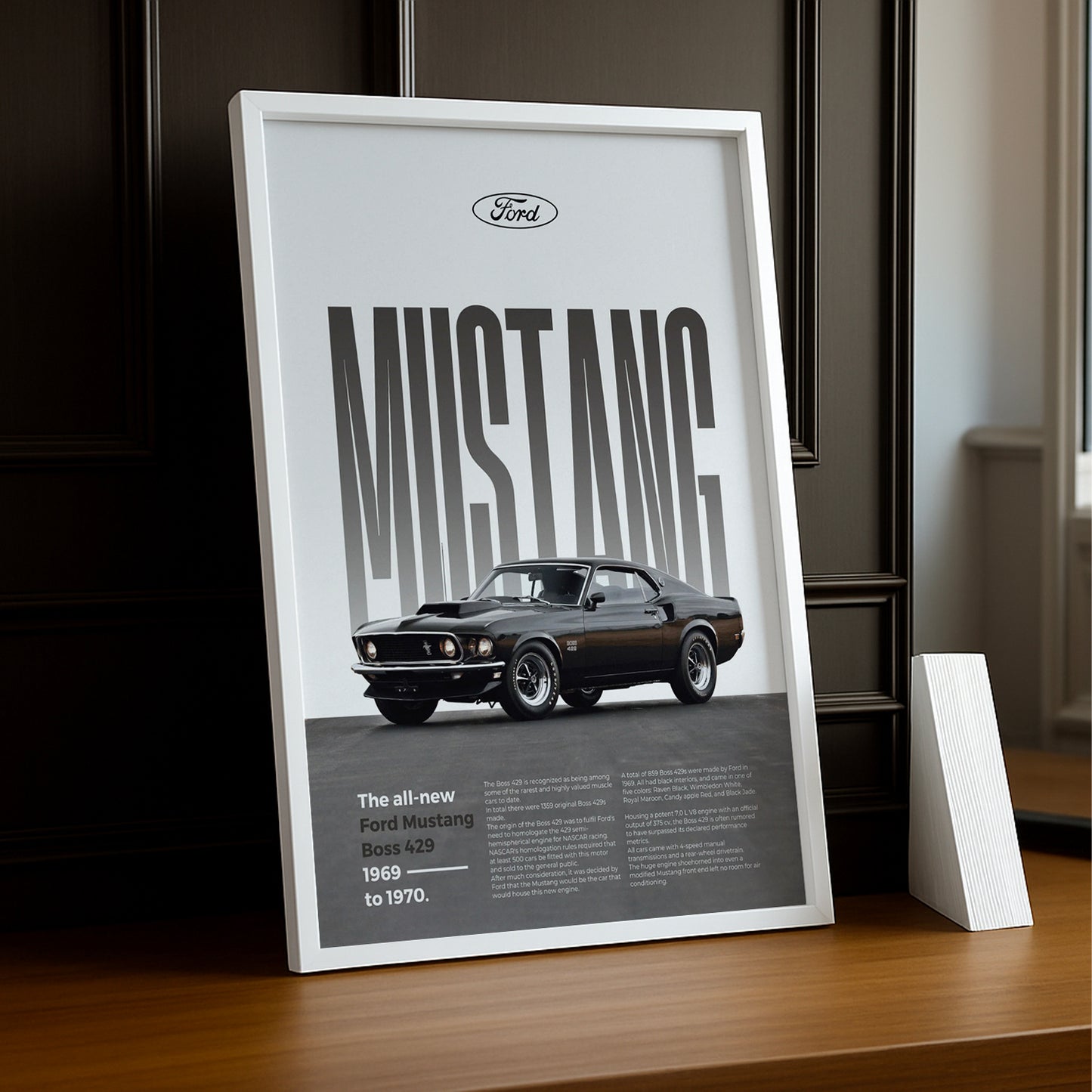 Poster Voitures - Ford Mustang Boss 429
