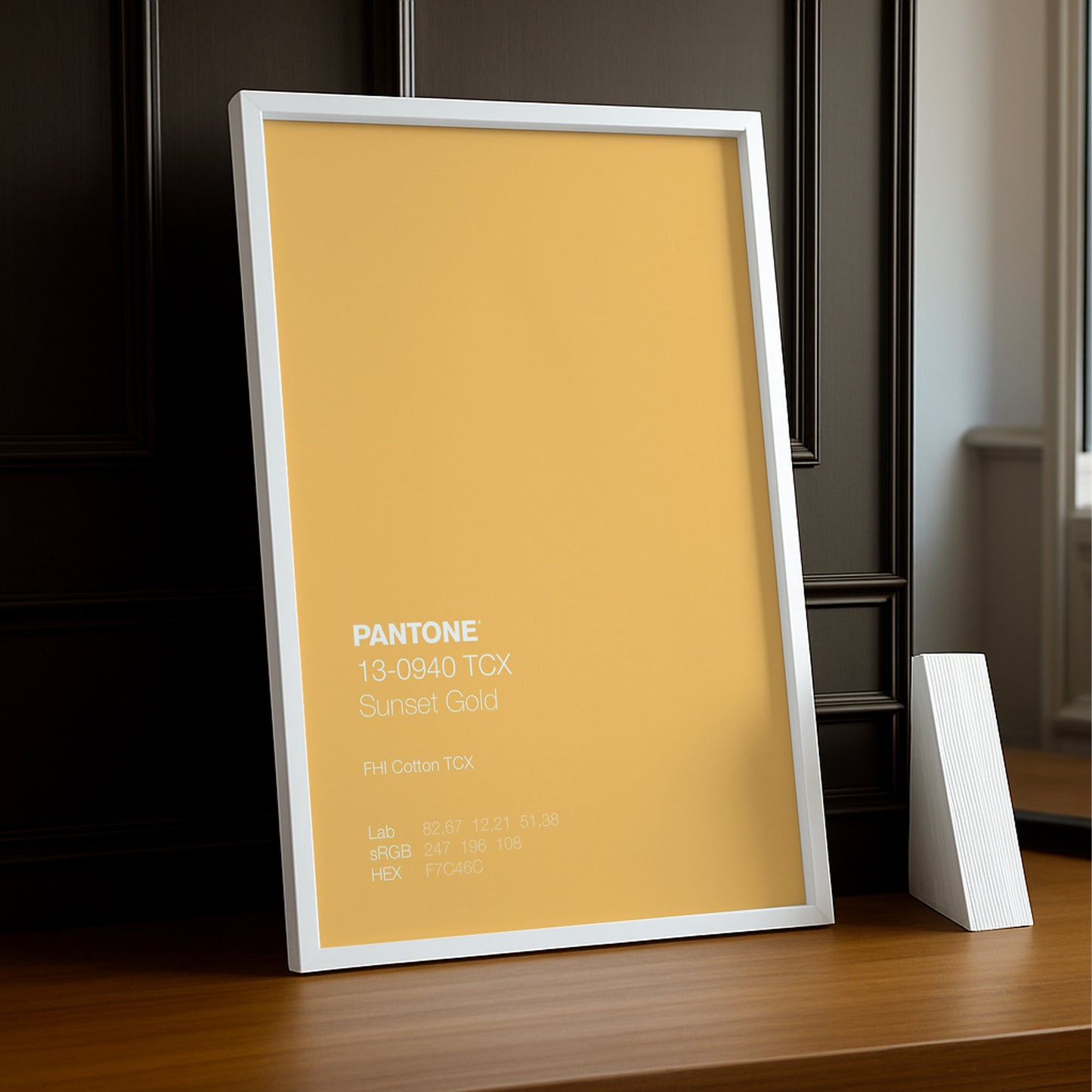Cadre Photo Pantone - Sunset Gold