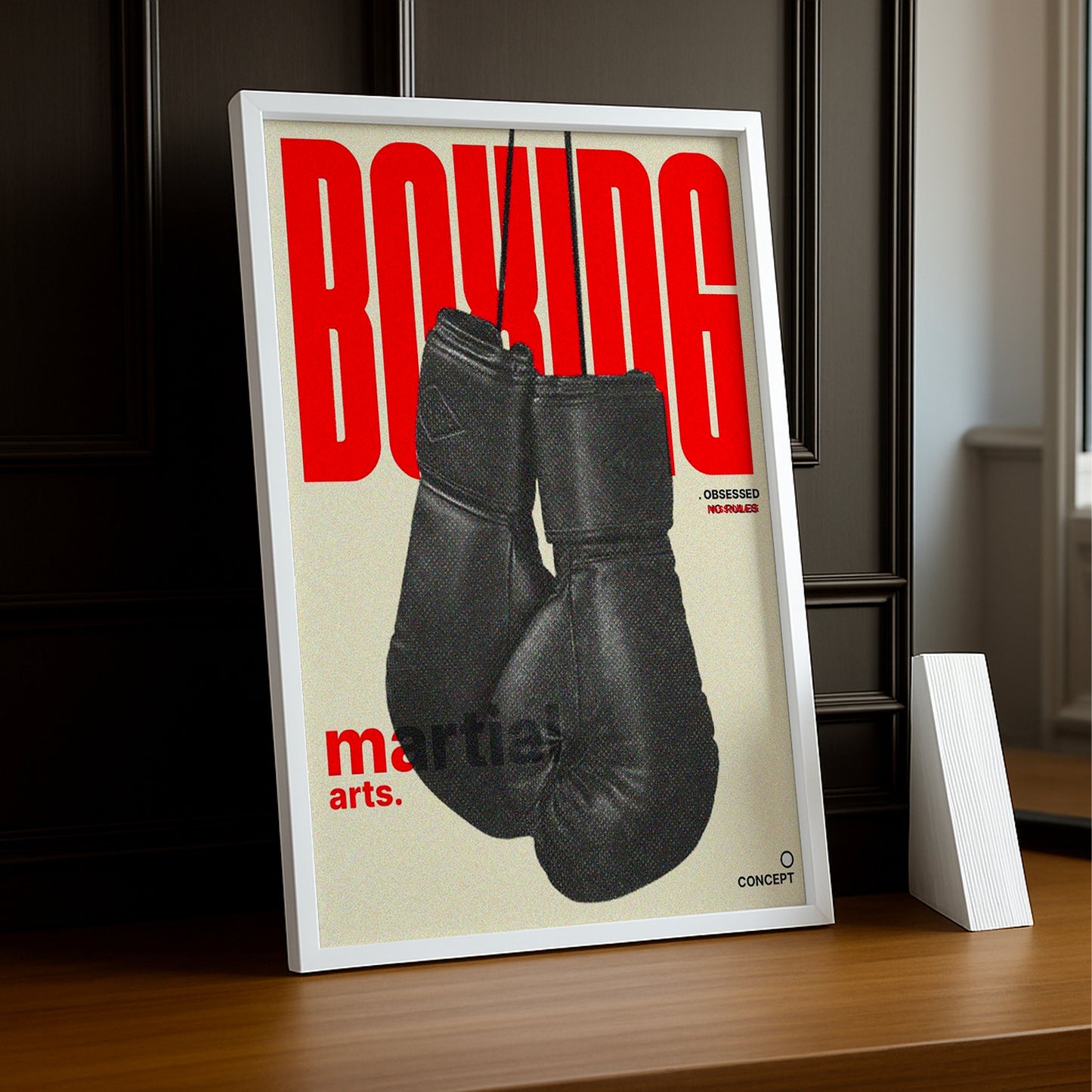Cadre Photo Boxe - Martial Art Boxing