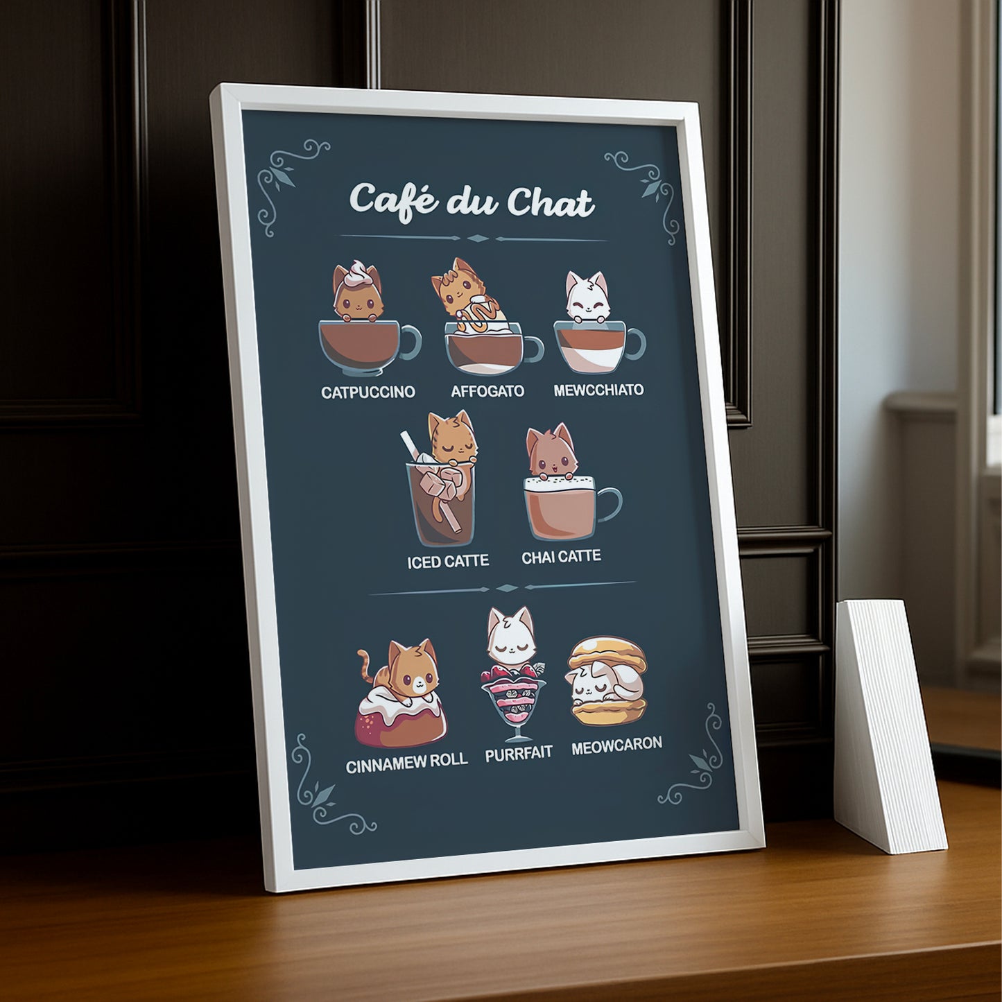 Cadre photo Coffee Lover - Café du Chat