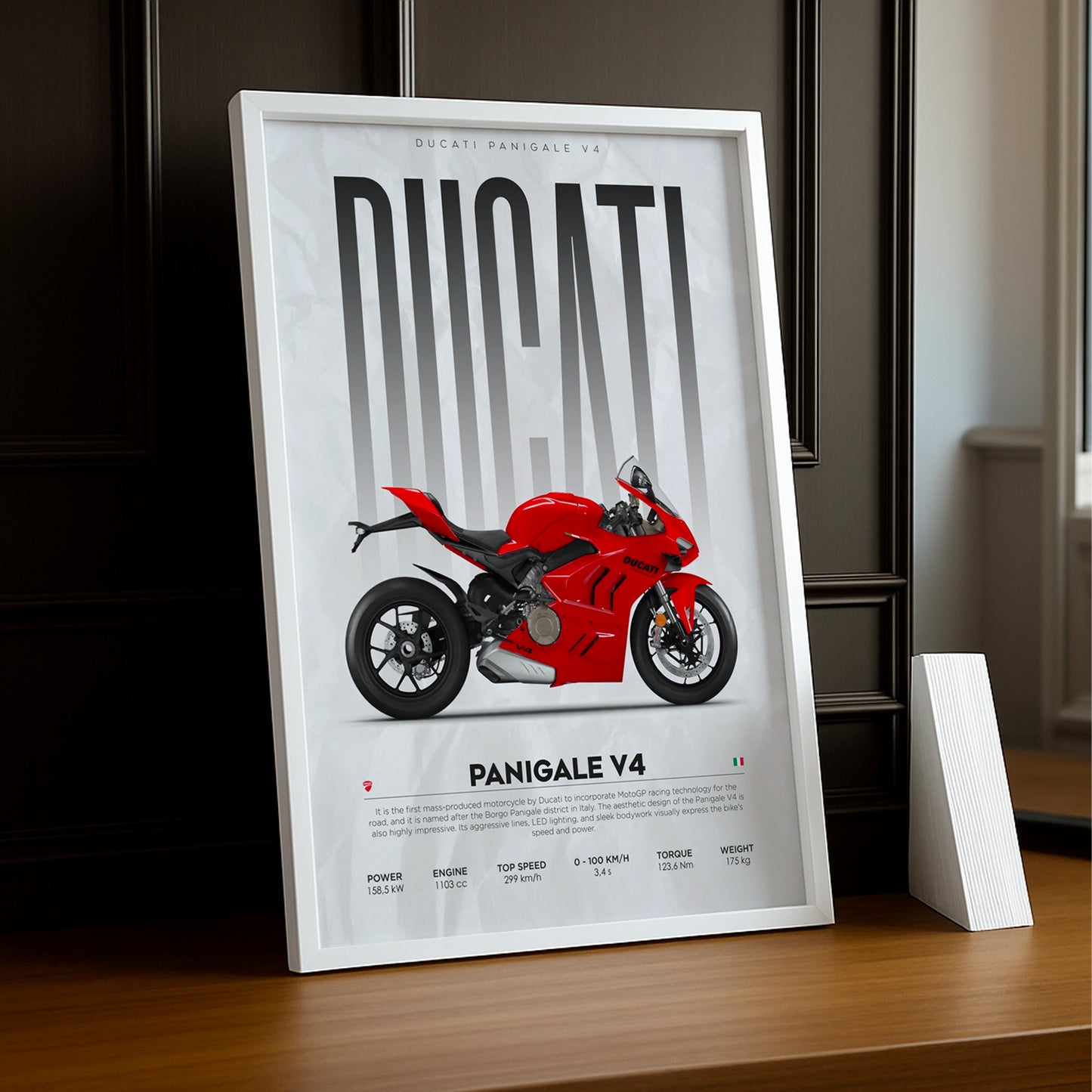 Marco de fotos Ducati Panigale V4
