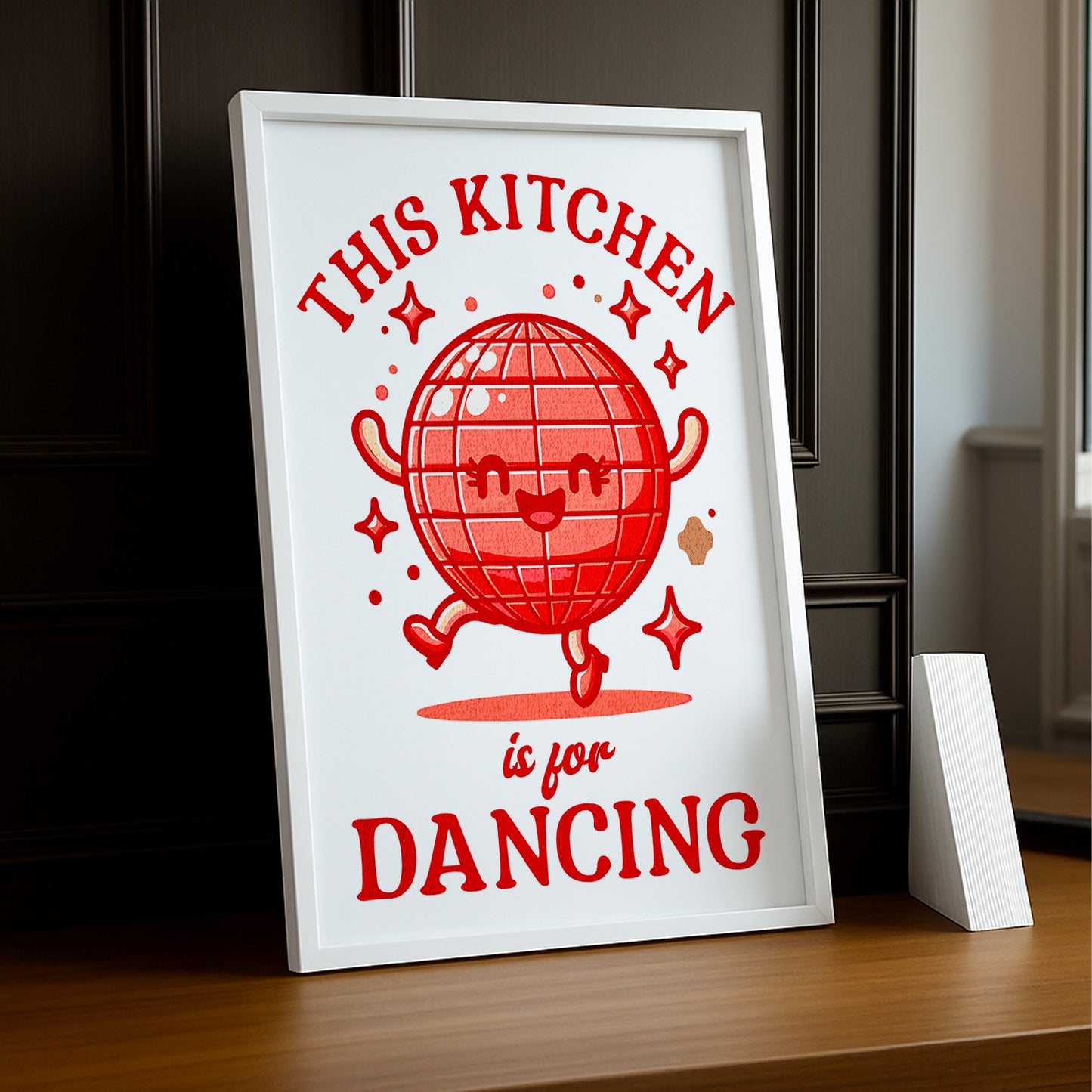 Cadre photo Citation - Kitchen Dancing