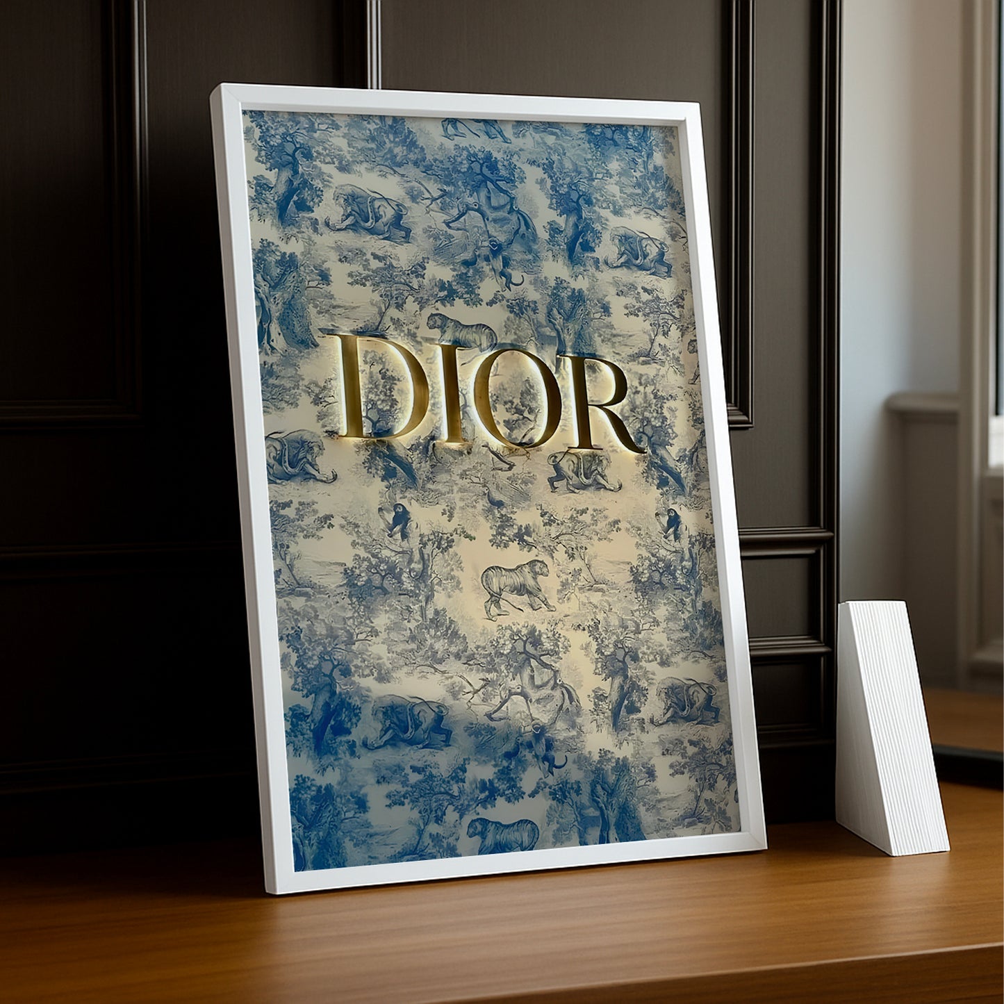 Cadre photo Dior Logo Gold