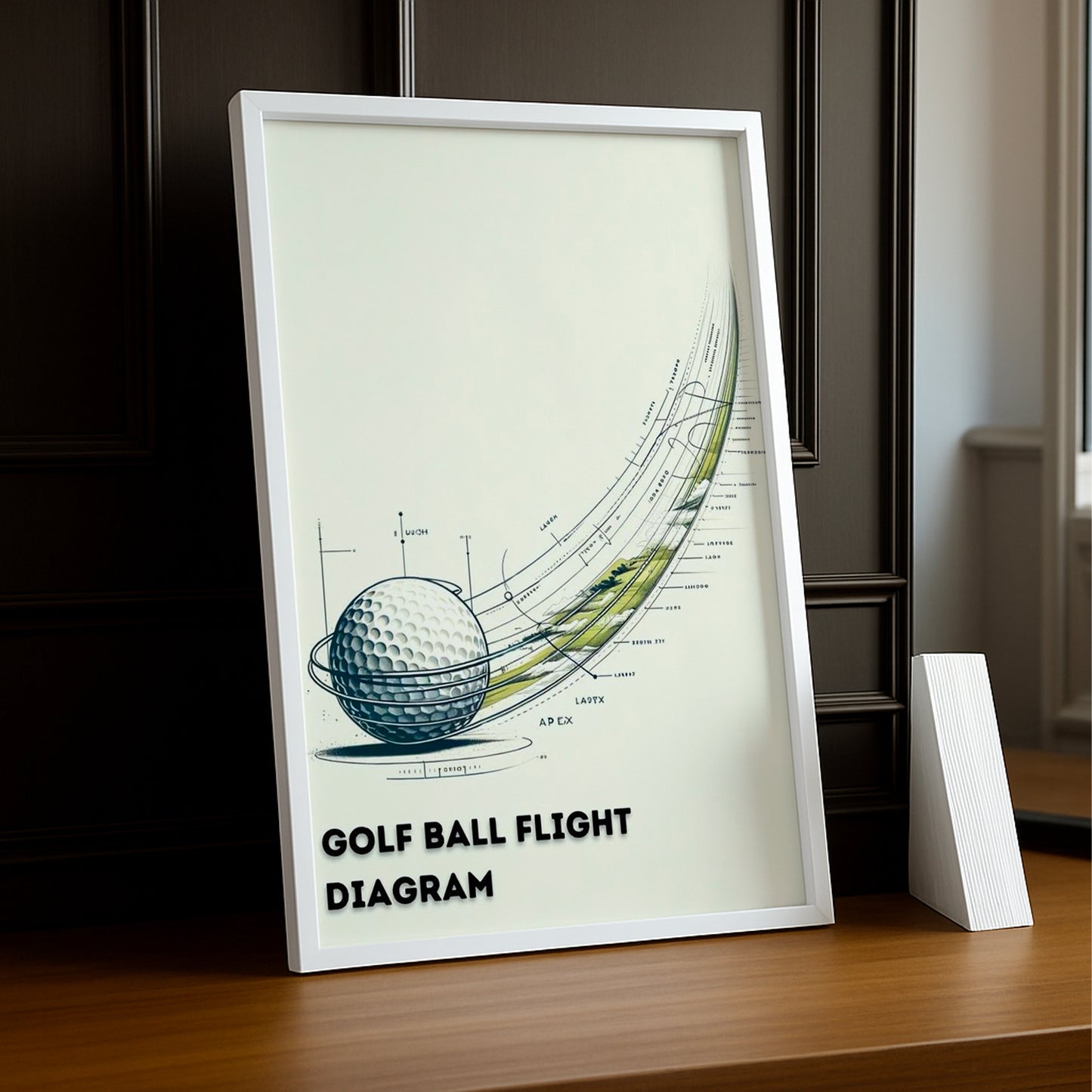 Cadre Photo Golf - Ball Flight Diagram