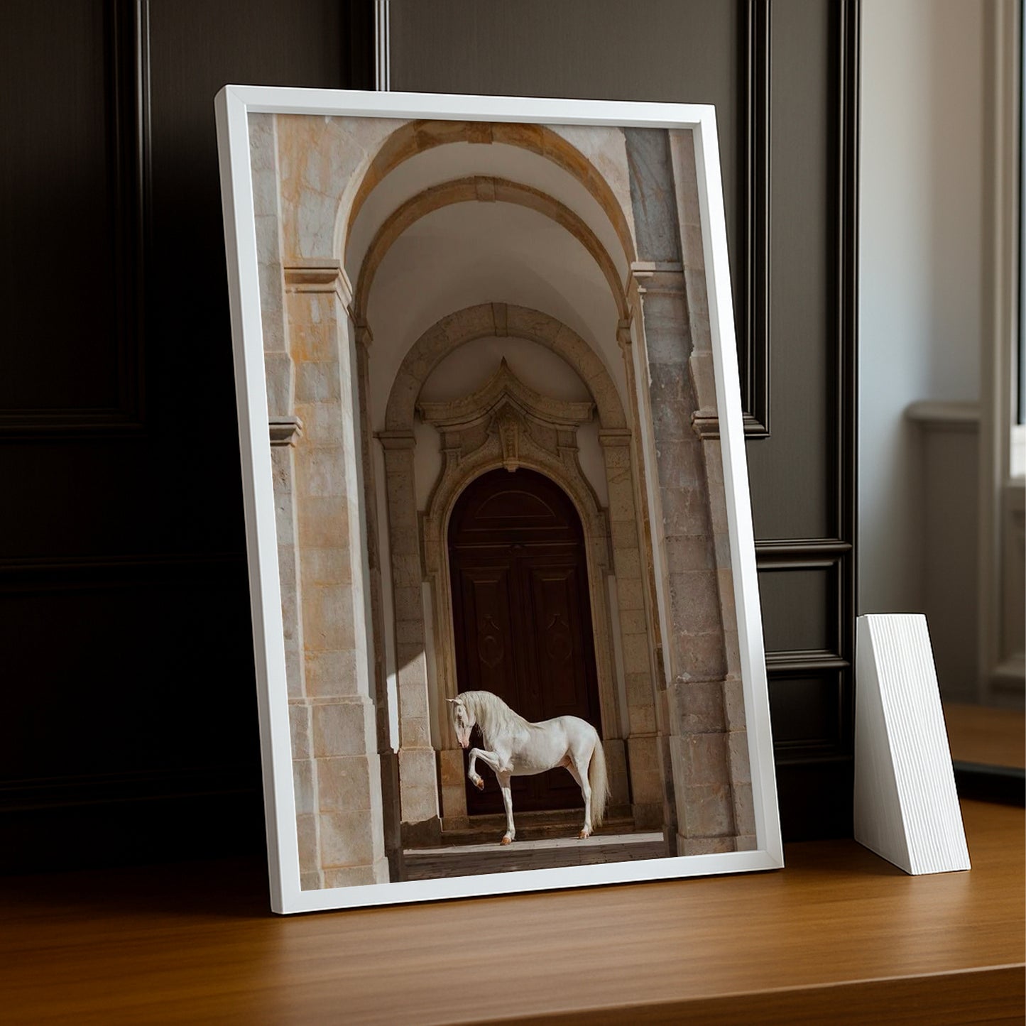 Cadre photo Équitation - Cheval Aesthetic Beige