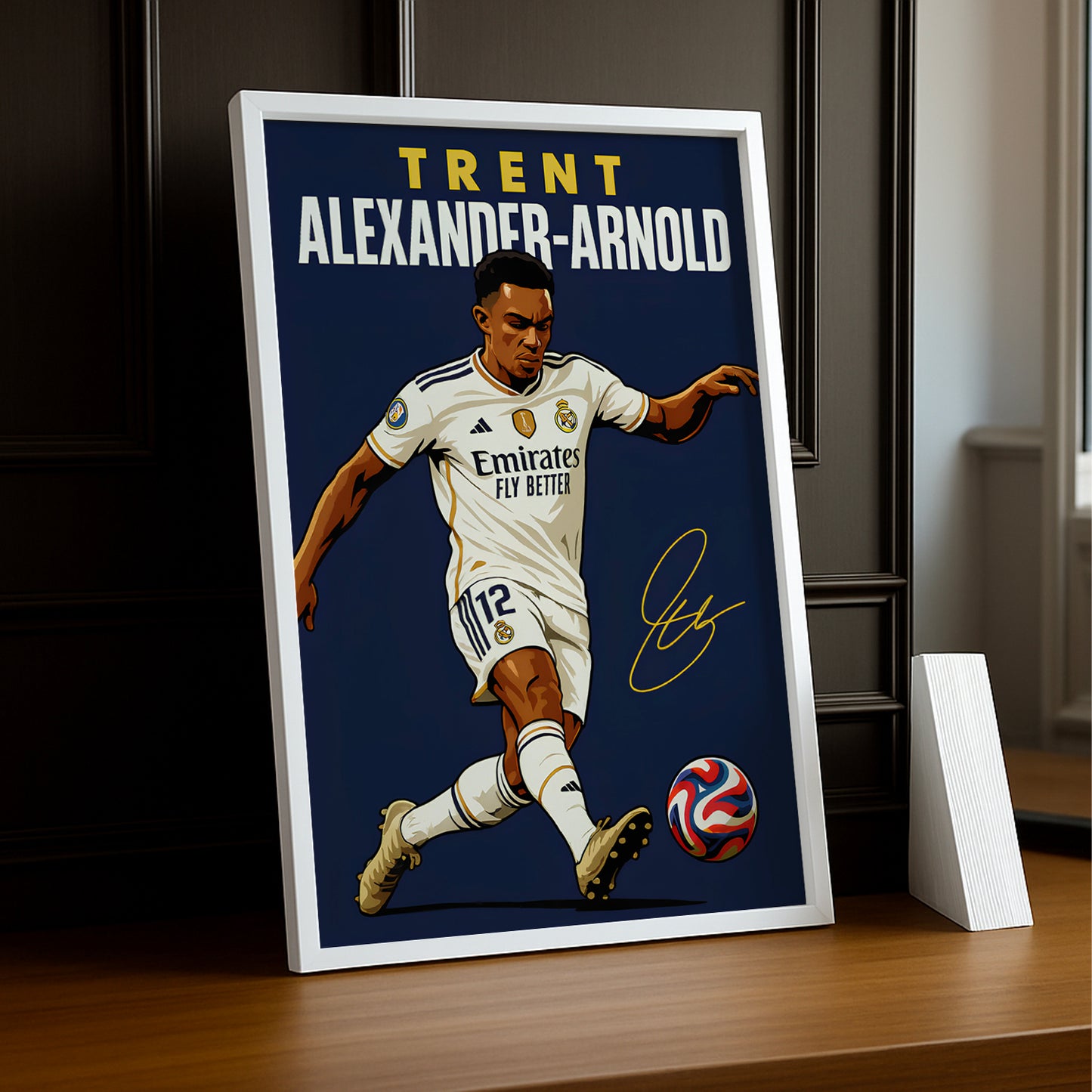 Cadre Photo Trent Alexander-Arnold Real Madrid – Affiche HD Encadrée Papier Premium