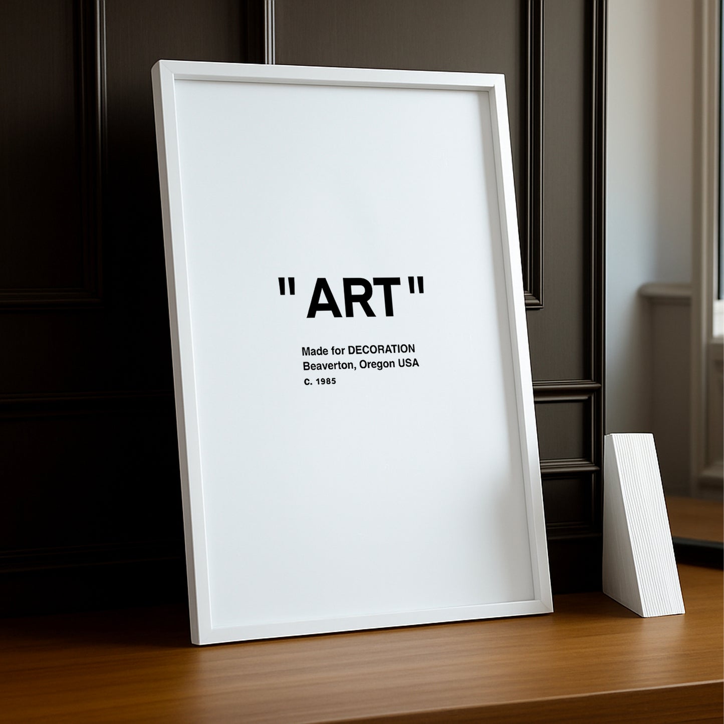 Marco de fotos Off-White "Art"
