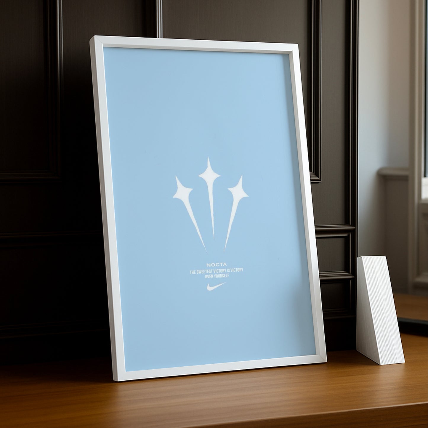 Cadre photo Nocta logo bleu
