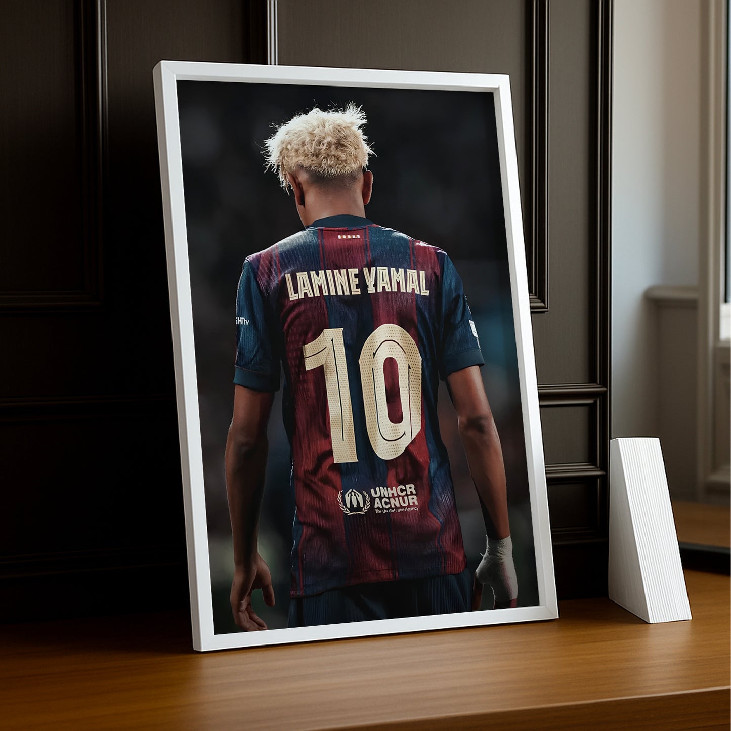 Poster encadrée FC Barcelone - Lamine Yamal