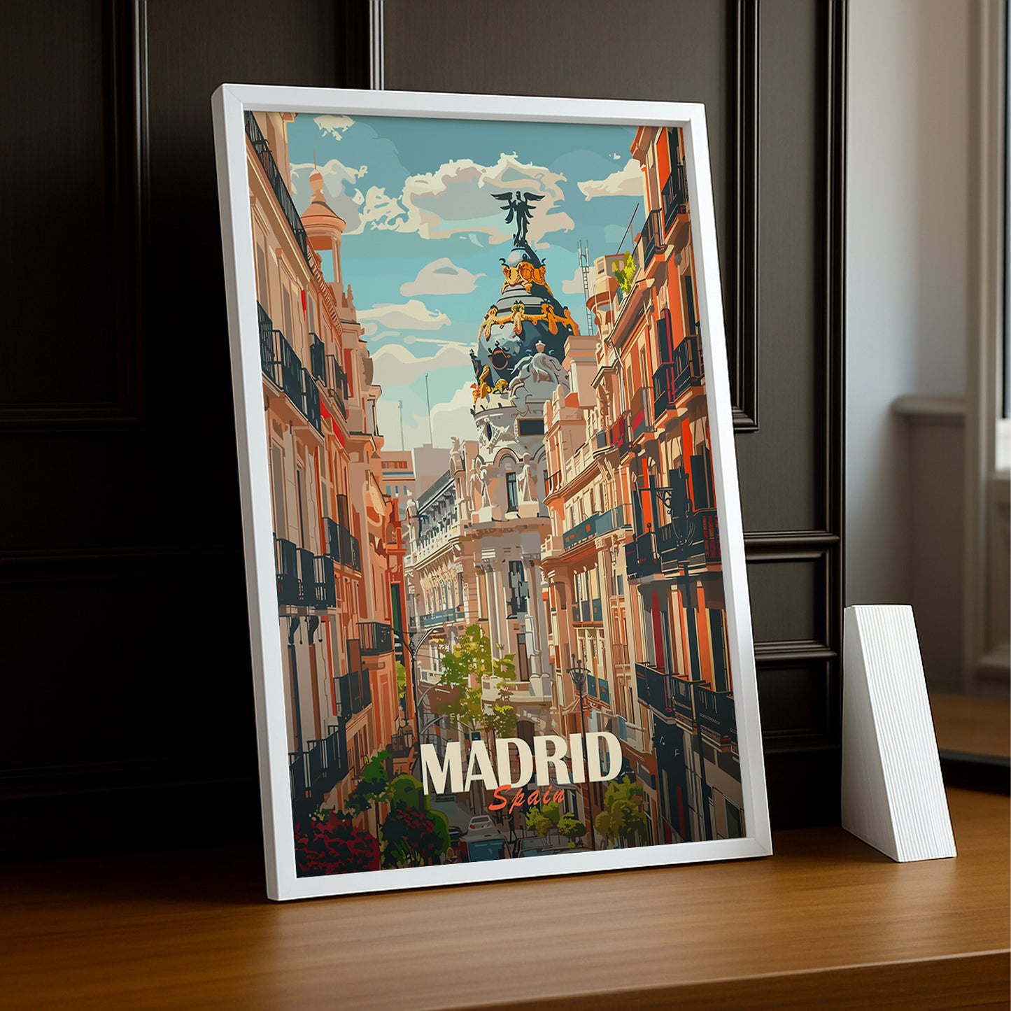 Cadre photo Madrid Spain