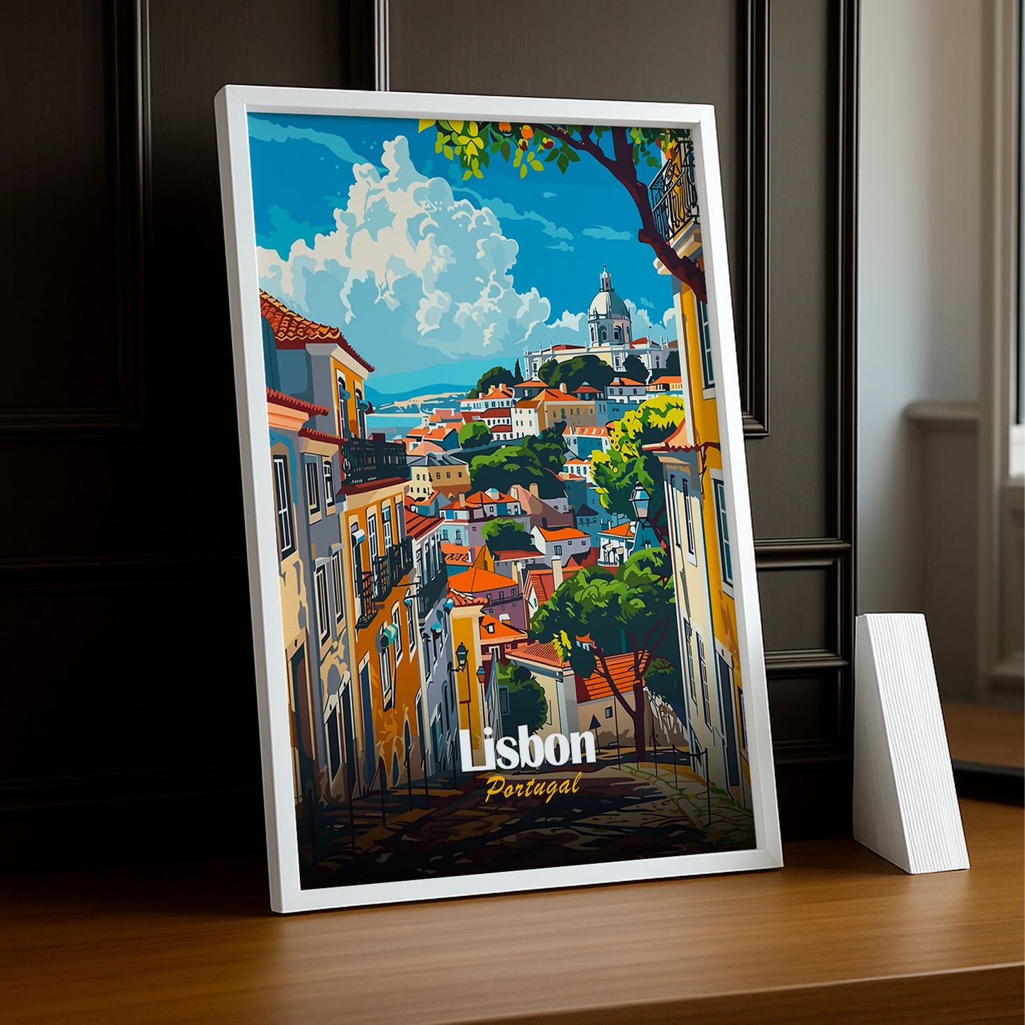 Cadre photo Lisbon Portugal