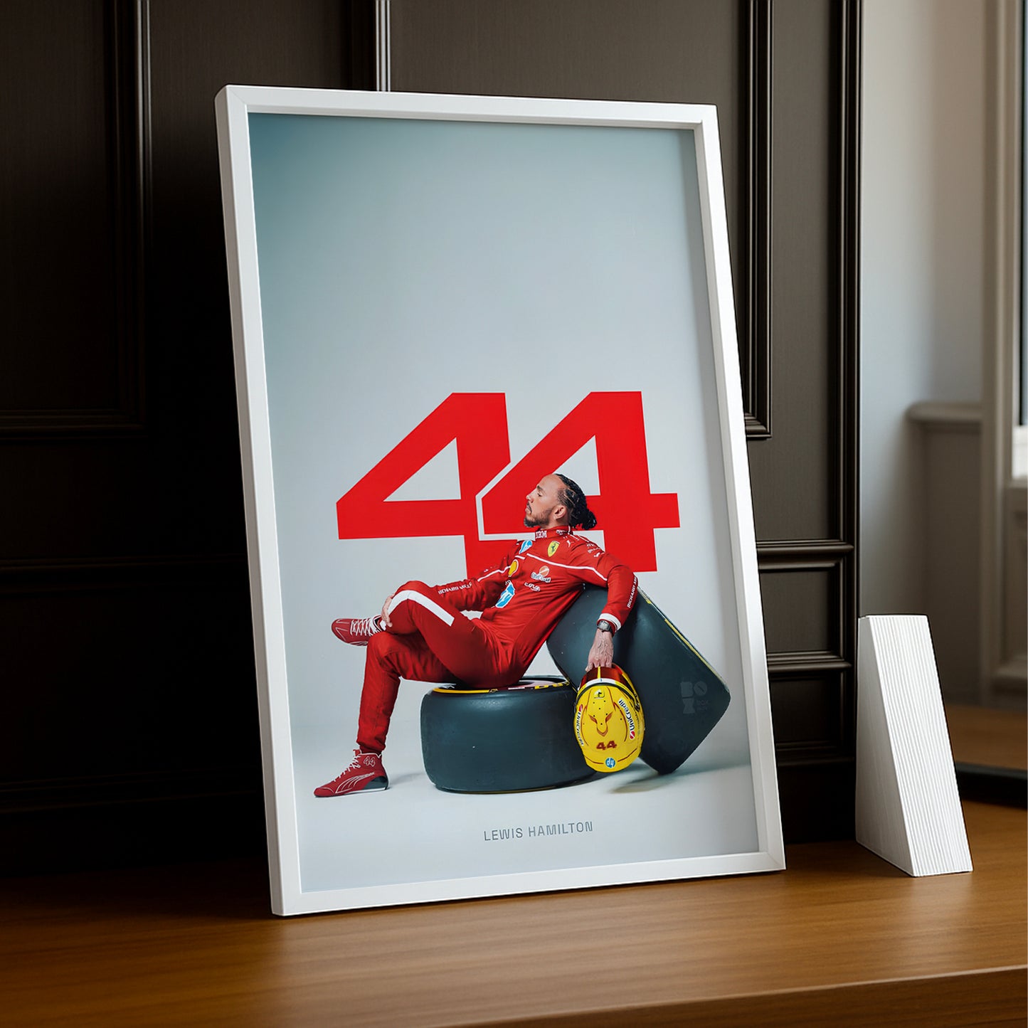 Poster encadrée Formule 1 - Lewis Hamilton 44