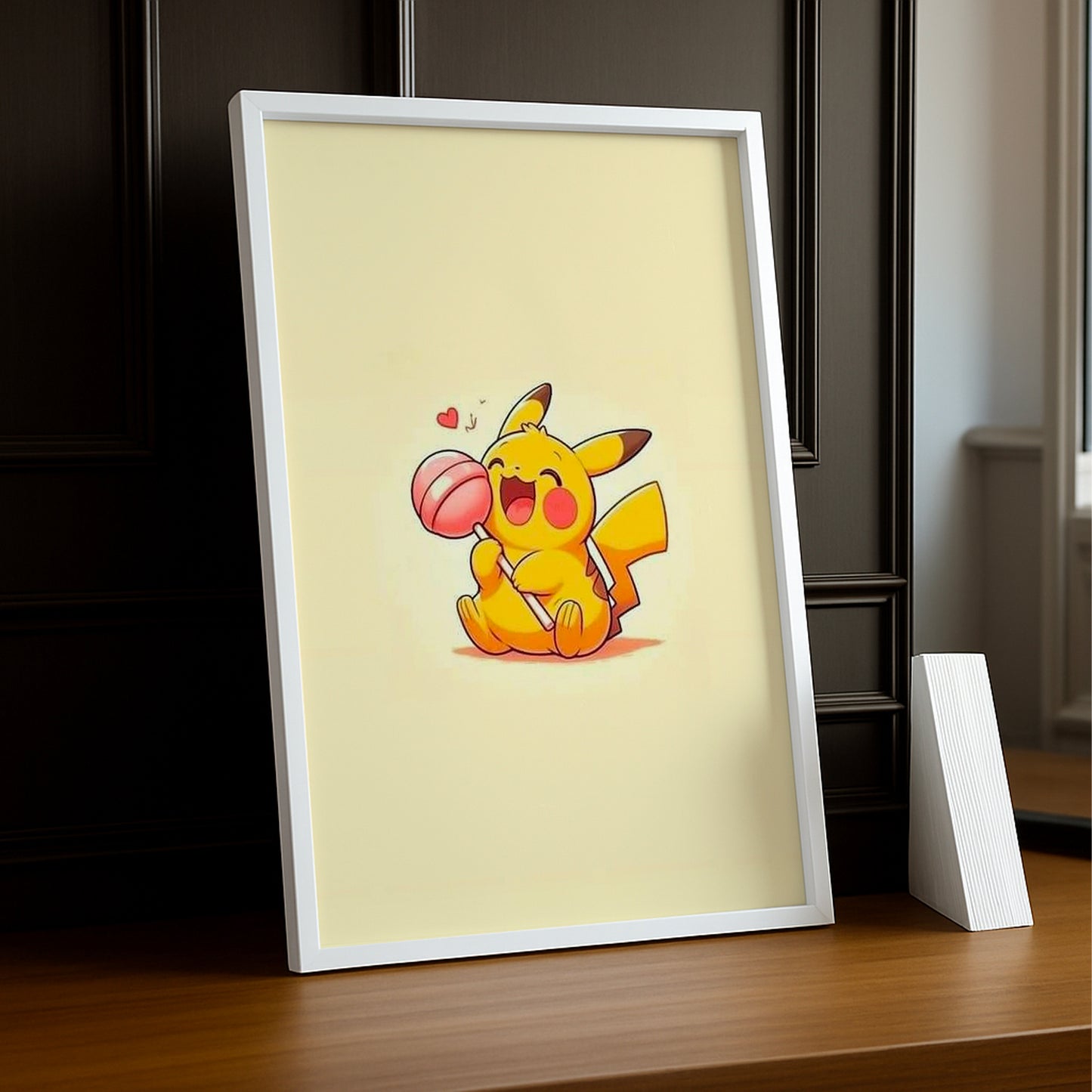 Cadre Photo Pokémon - Pikachu Illustration Bonbon
