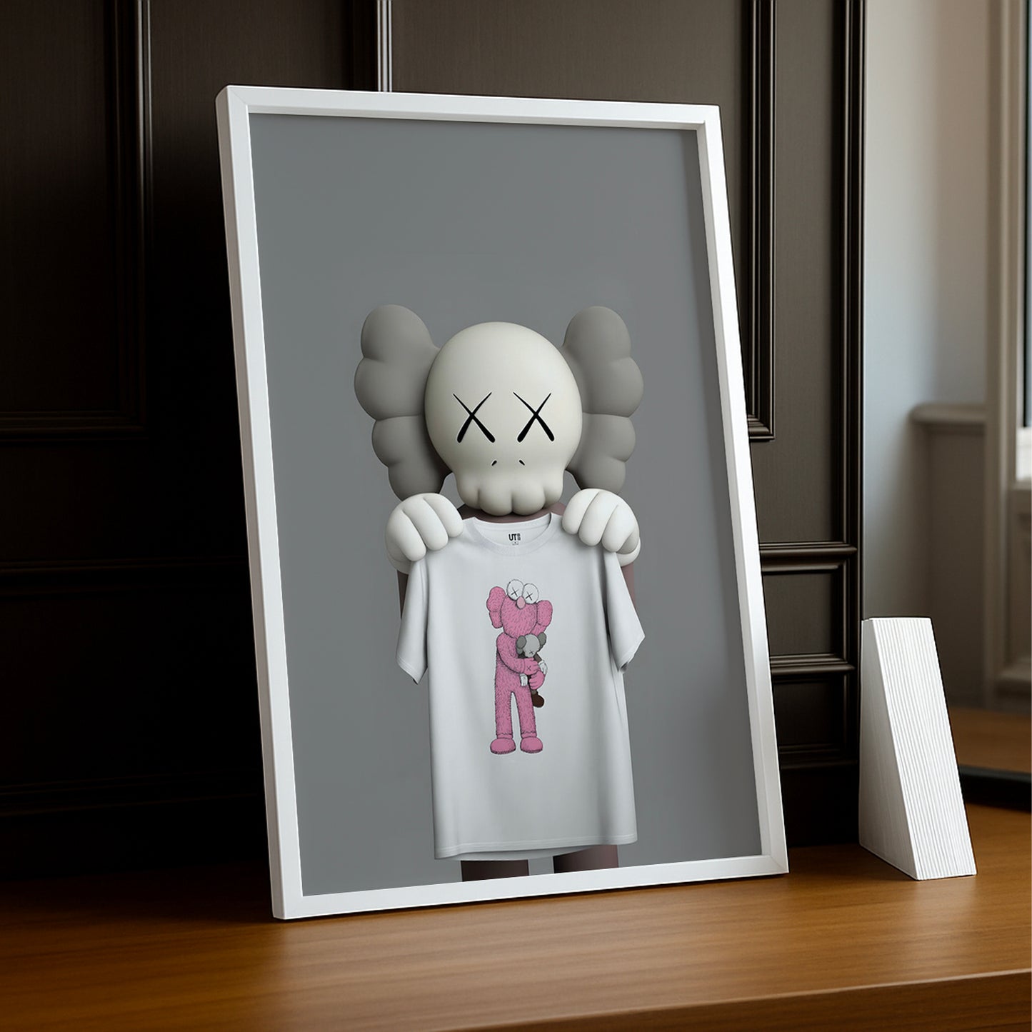 Poster Kaws t-shirt
