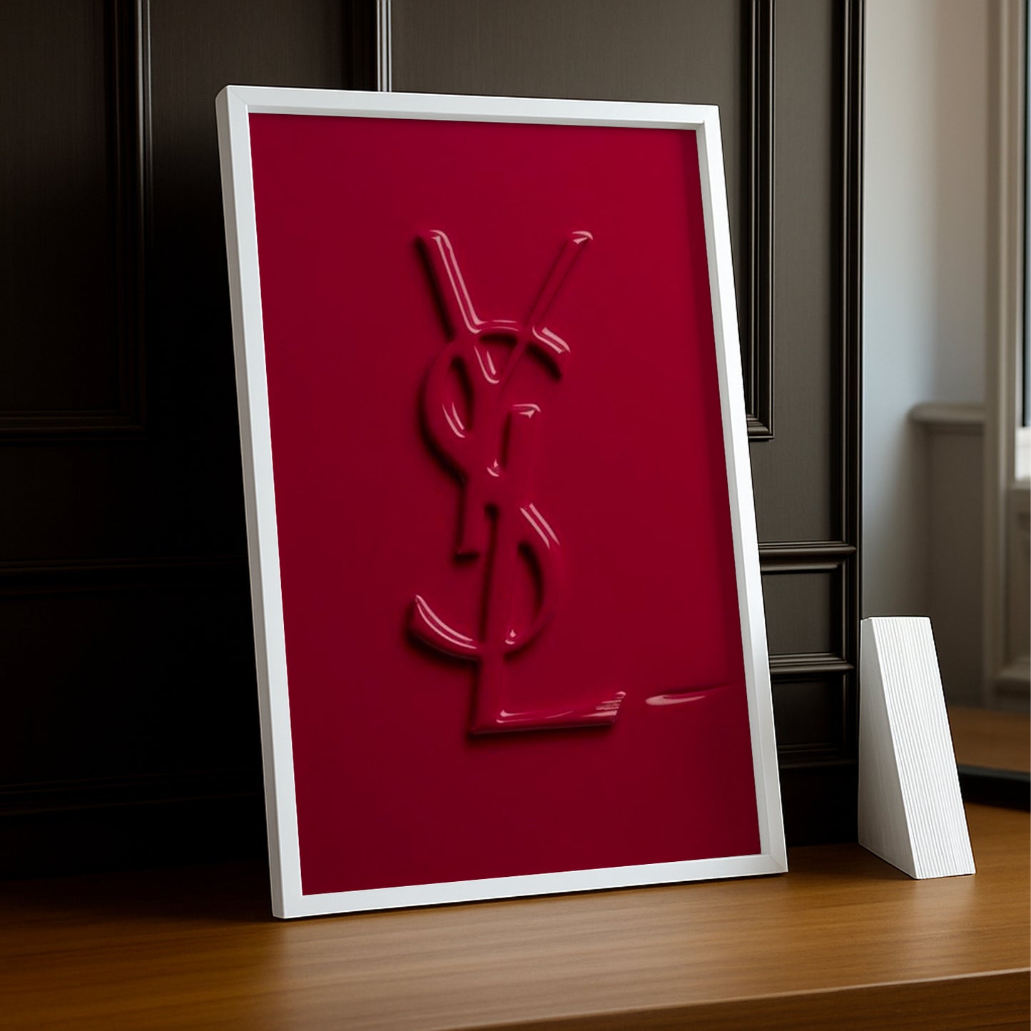 Cadre photo Yves Saint Laurent - Red Logo