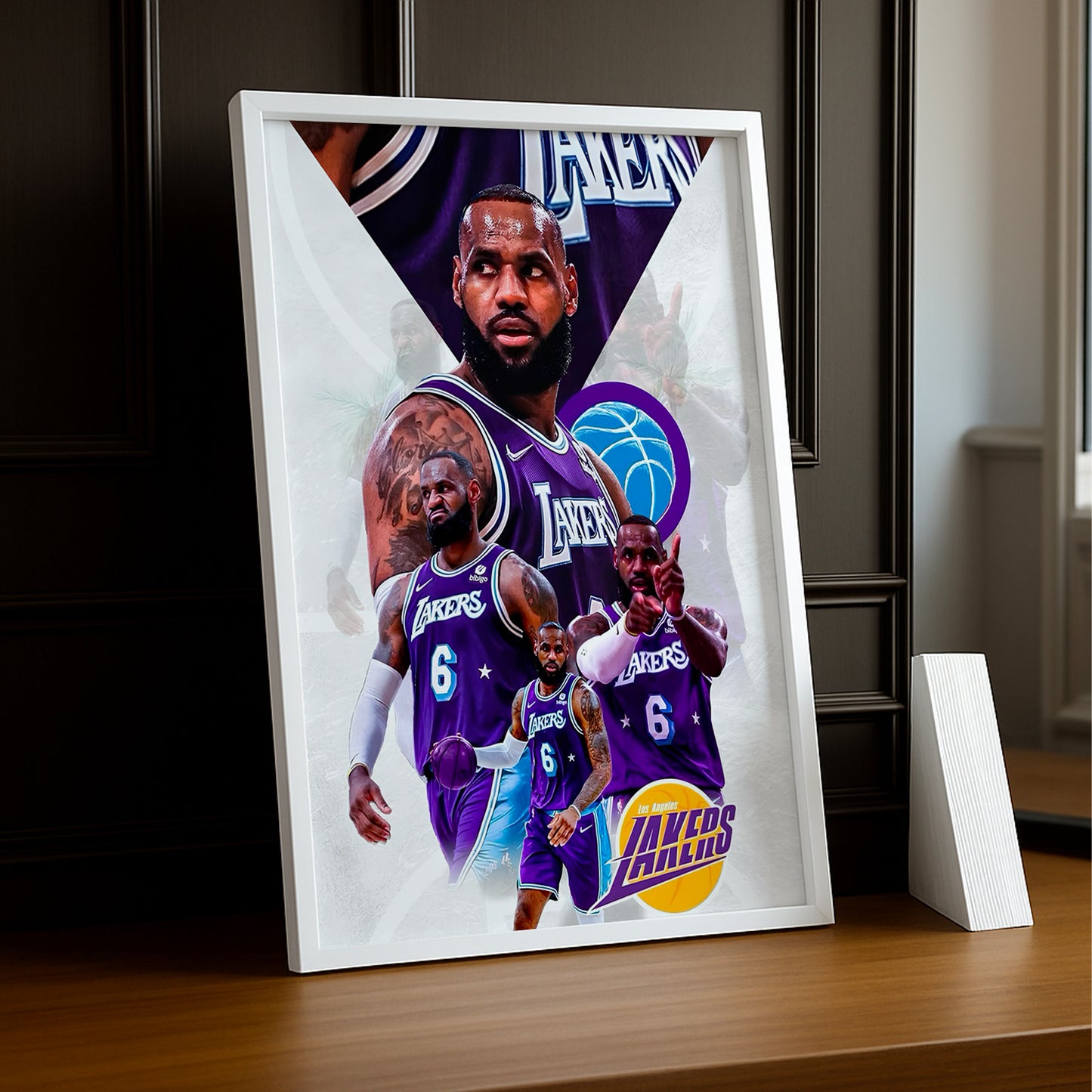 Cadre photo NBA - Lebron James Lakers