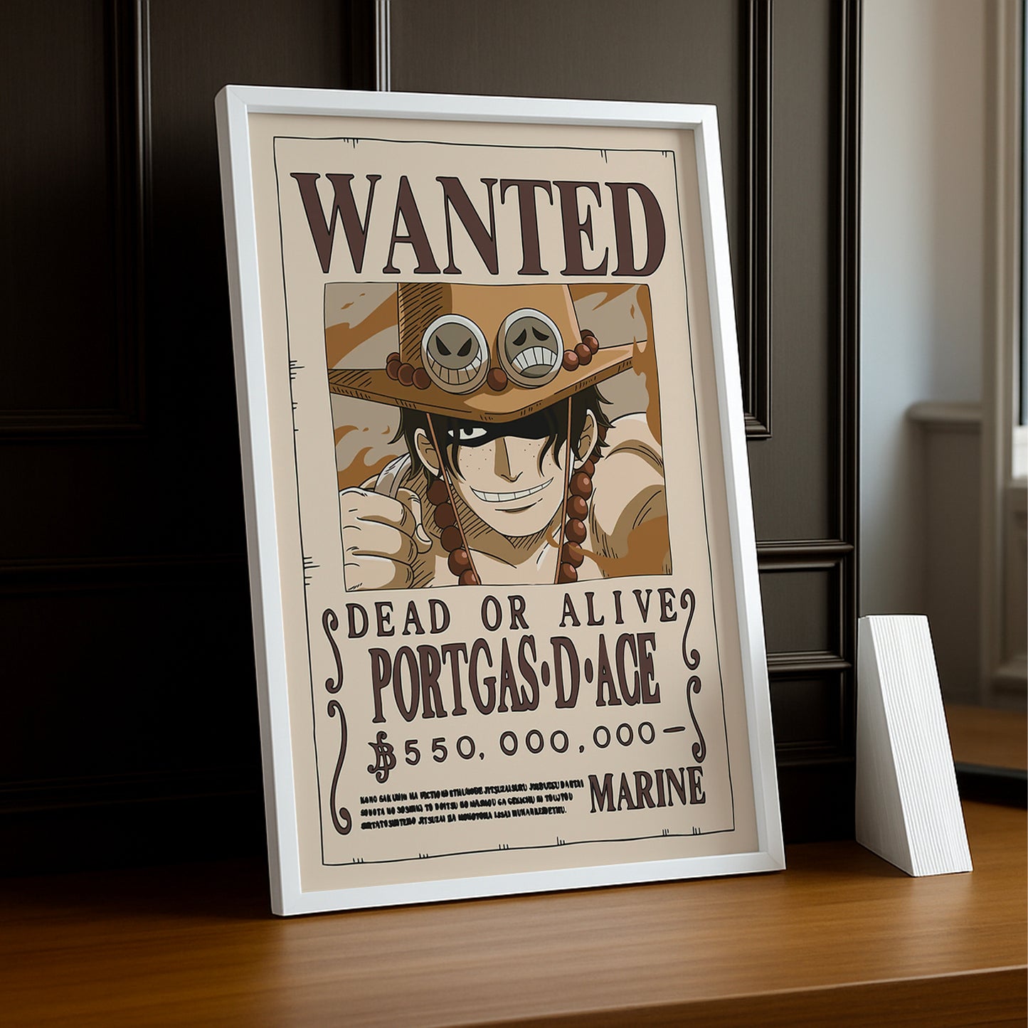 Cadre photo One Piece - Wanted Portgas D Ace