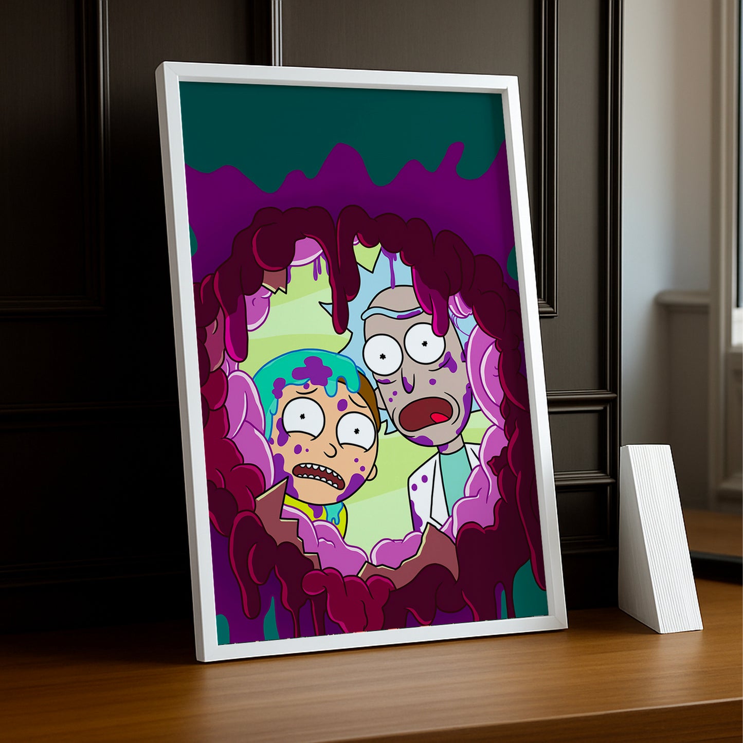 Cadre photo de Rick et Morty