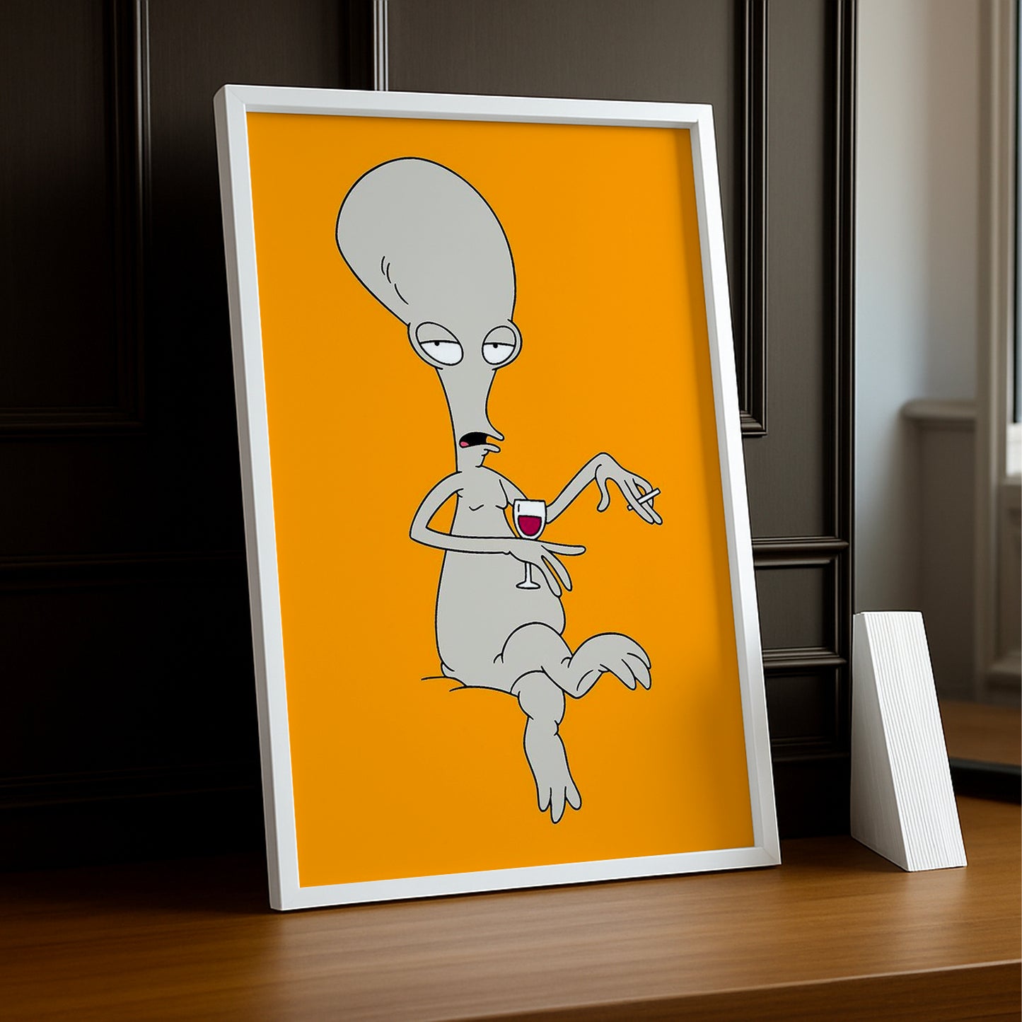 Cadre Photo American Dad - Roger Orange