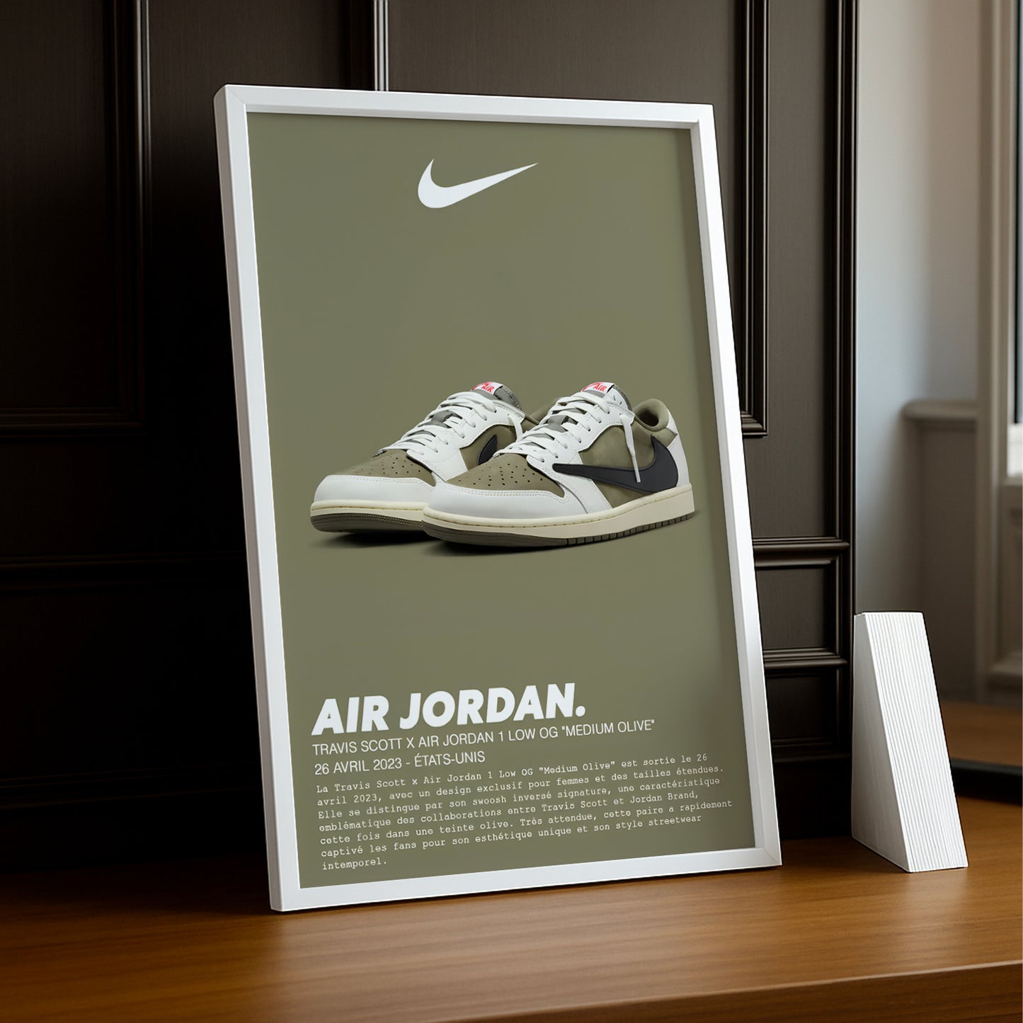 Nike Air Jordan 1 Low OG Photo Frame Medium Oliv