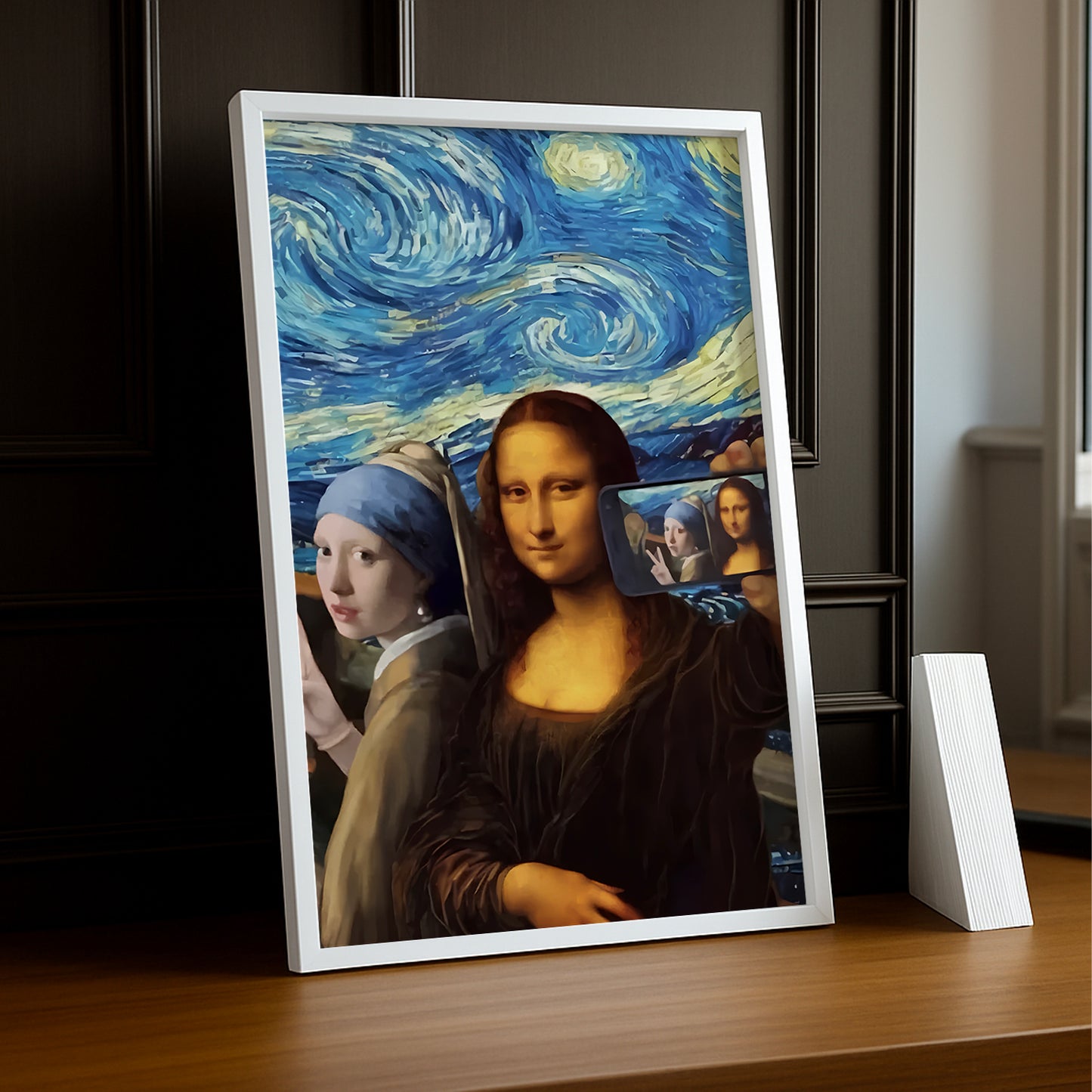 Marco de fotos Mona Lisa La Gioconda Selfie