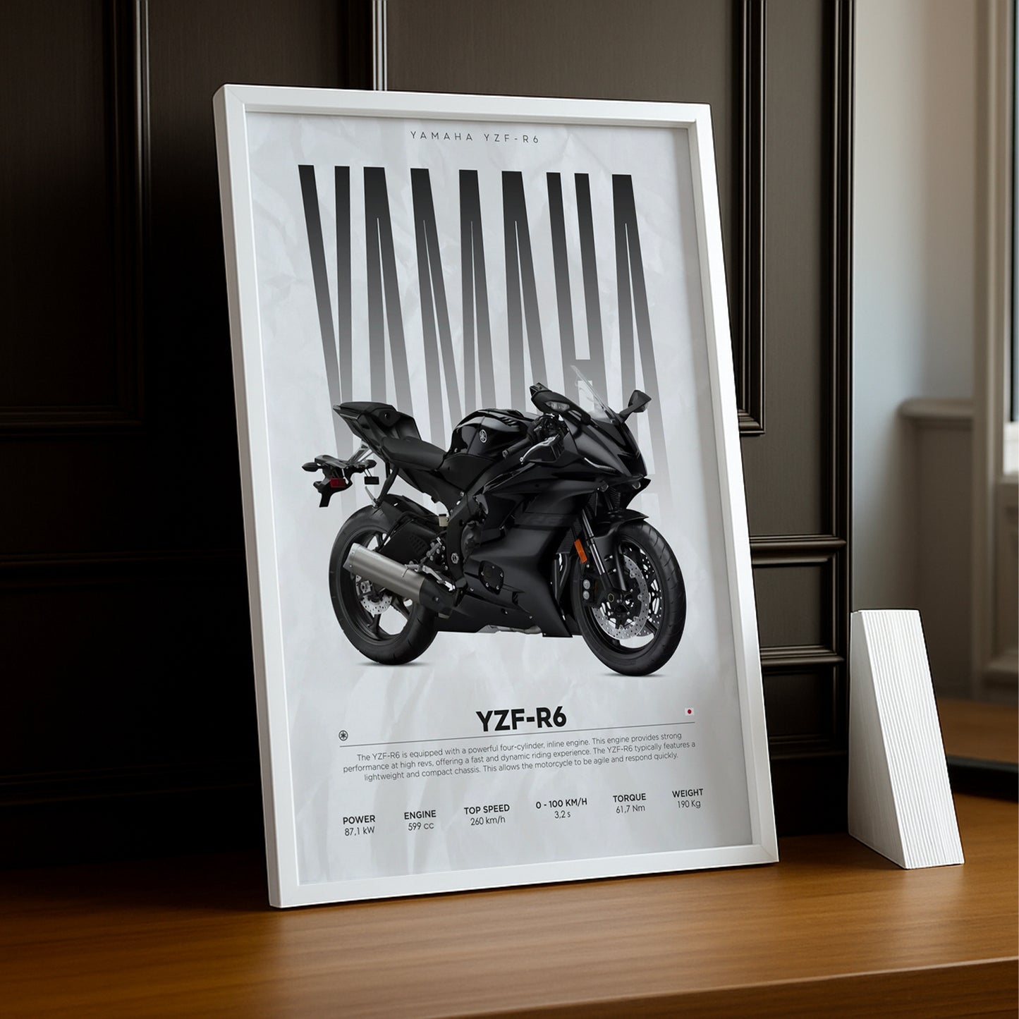 Marco de fotos Yamaha YZF-R6