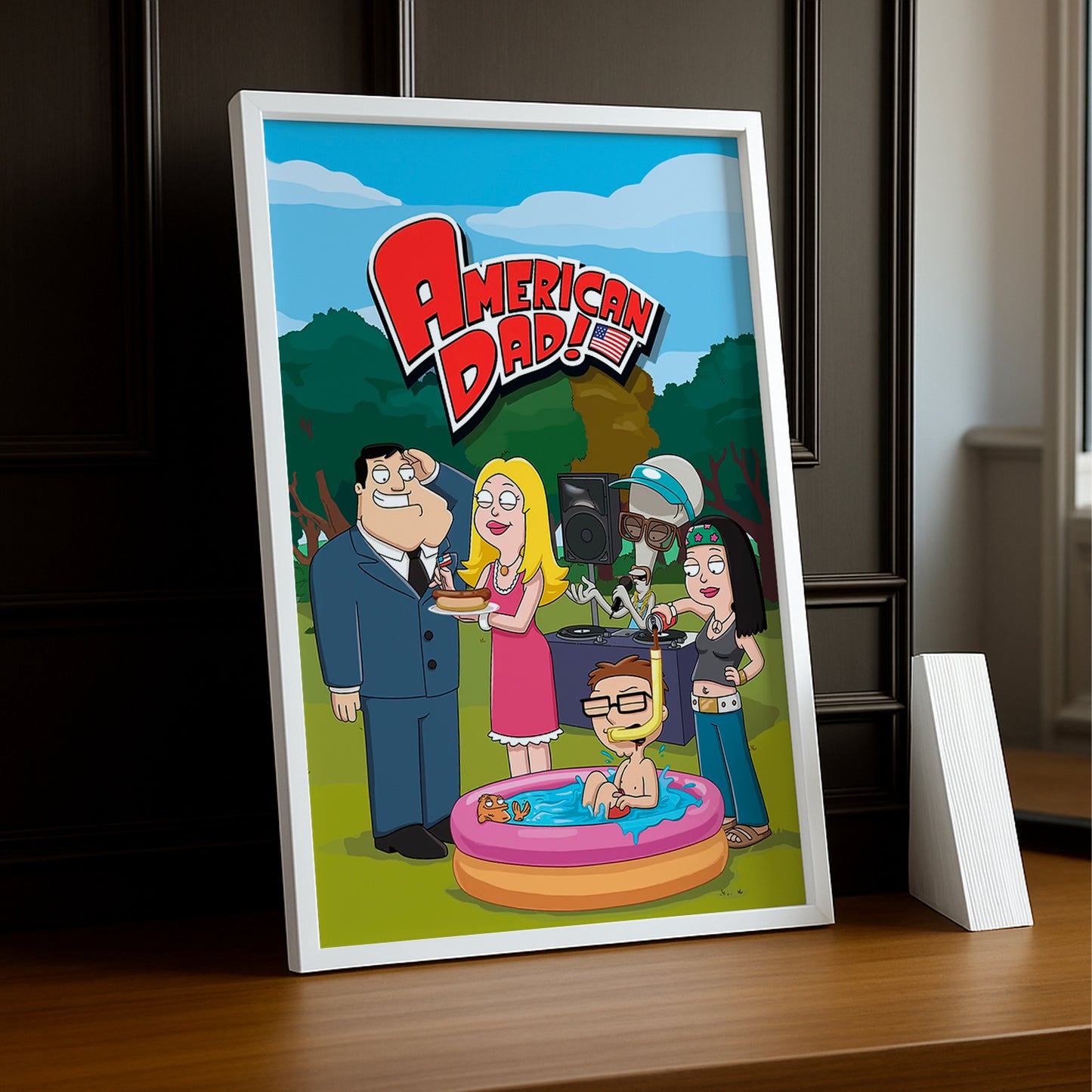 Cadre Photo American Dad - Jardin
