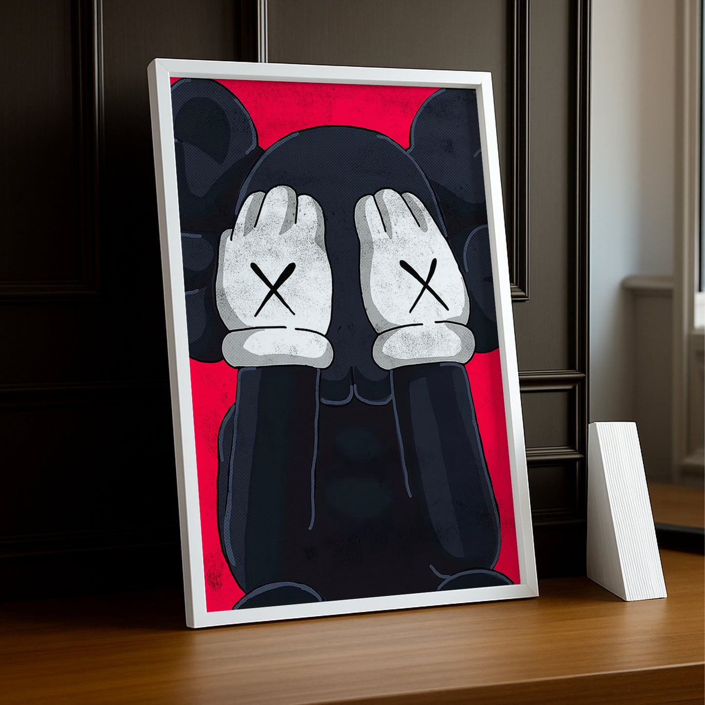 Cadre photo Kaws - Cache-Yeux