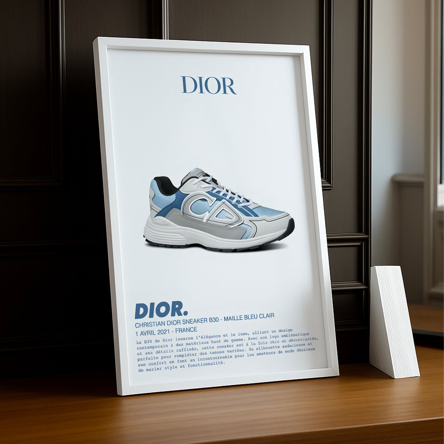 Dior B30 Sneaker-Fotorahmen