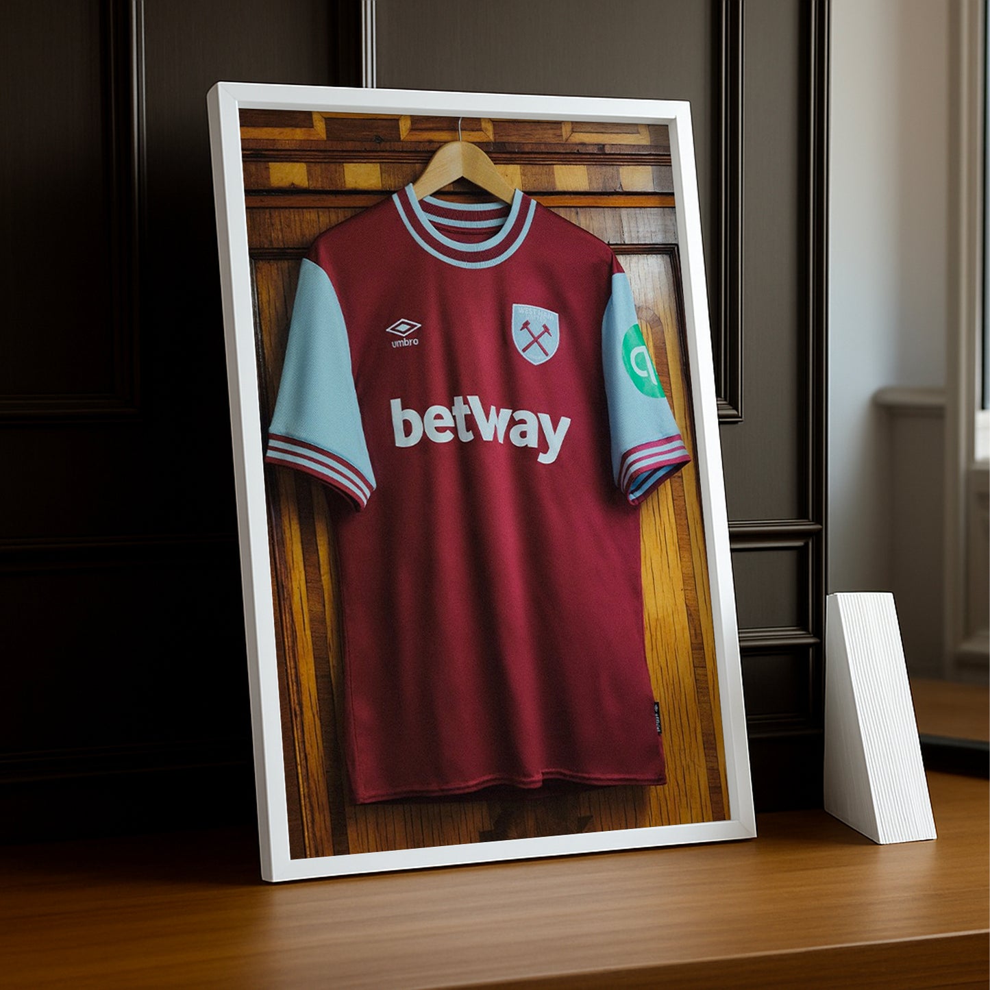 Cadre photo - Maillot West Ham 25-26