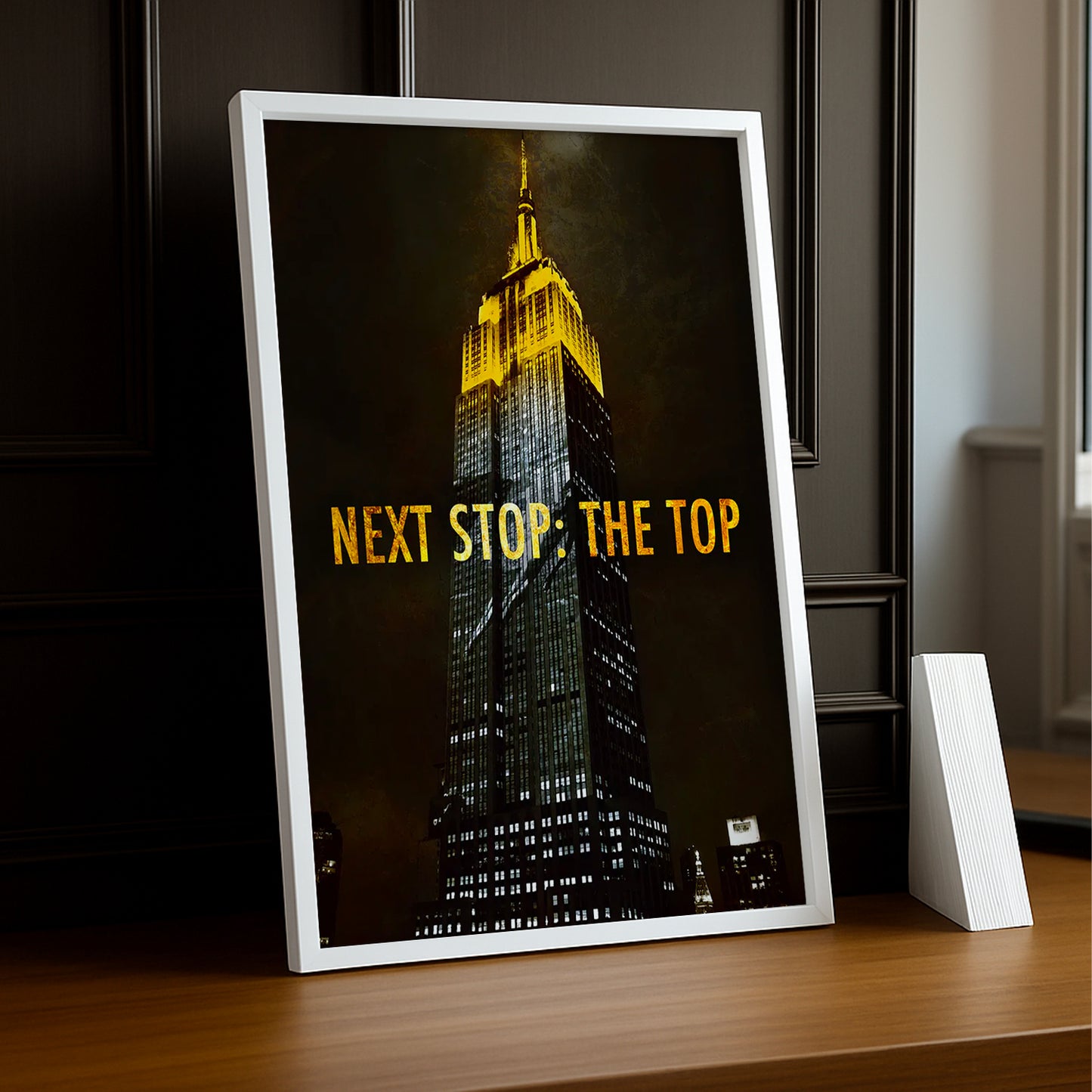 Cadre Photo Motivation - Next Step : The Top