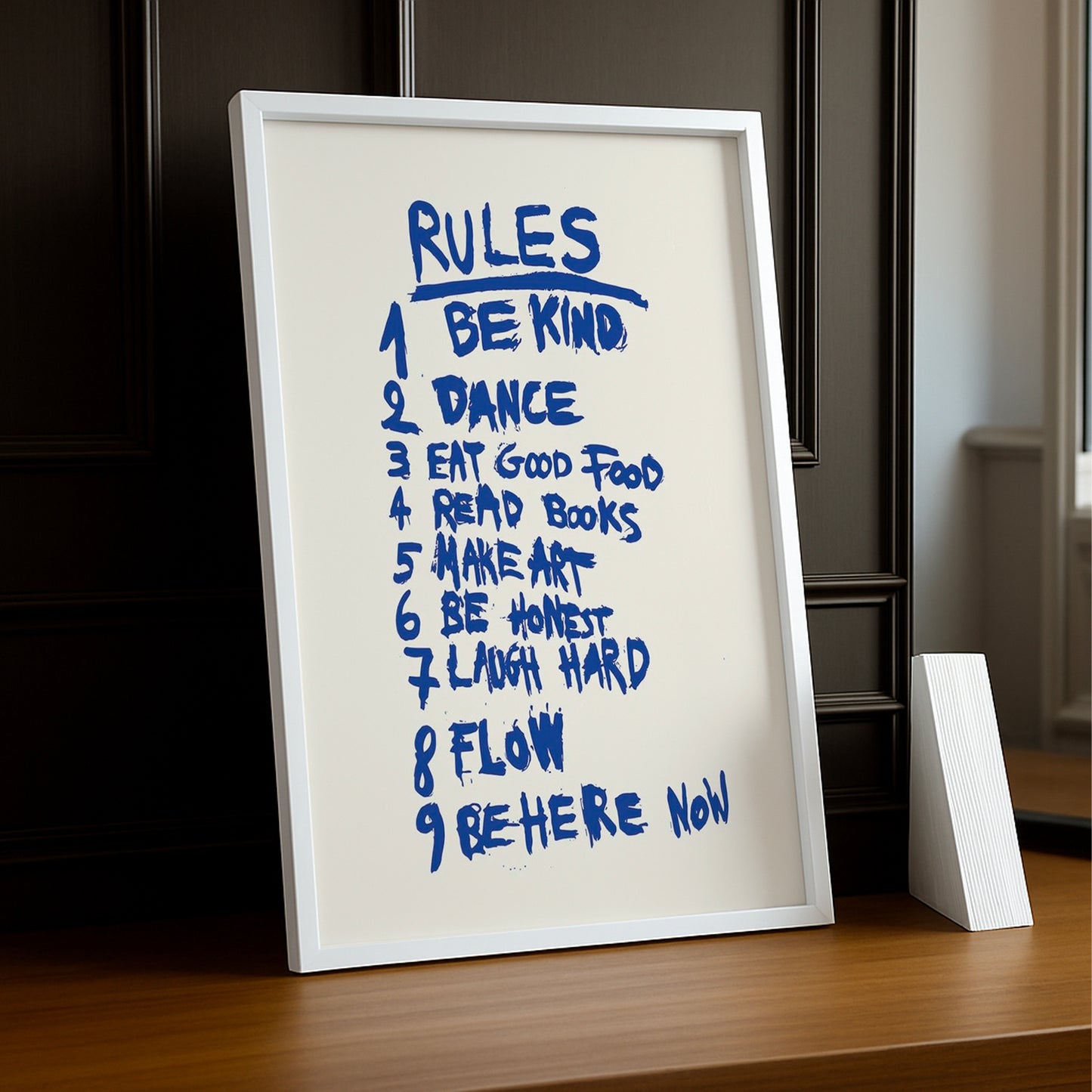 Cadre photo Citation - Rules