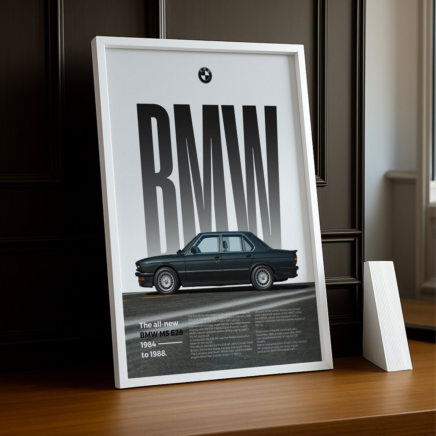 Poster Voitures - BMW M5 E28