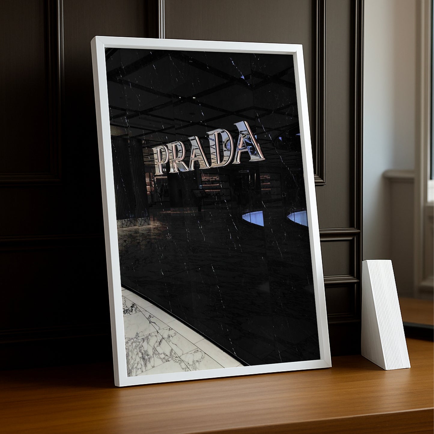 Cadre Photo Prada - Logo Aesthetic