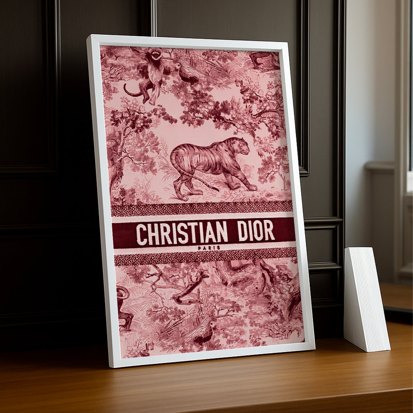 Cadre photo Christian Dior - Bandeau Rose