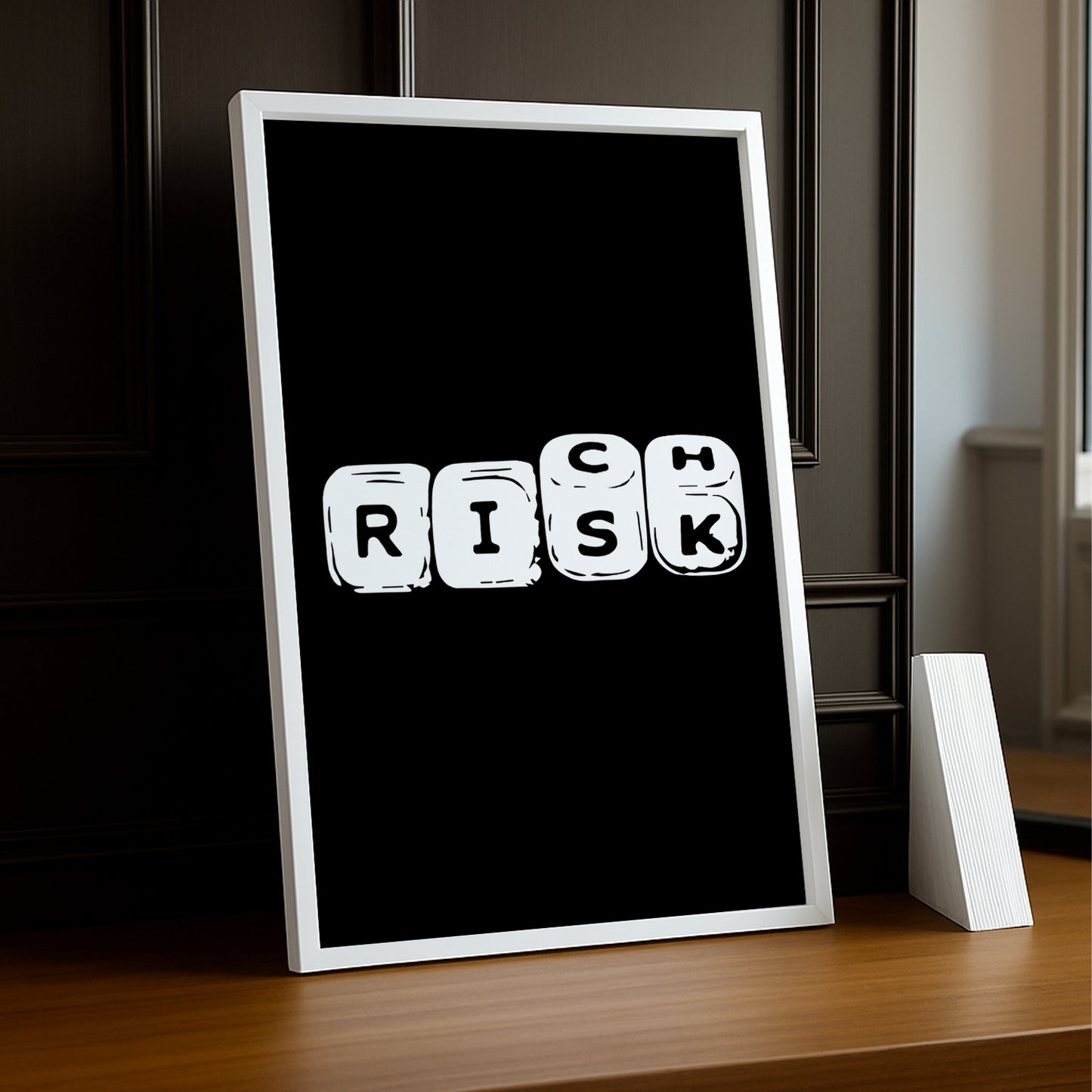 Cadre photo Motivation - Risk, Rich
