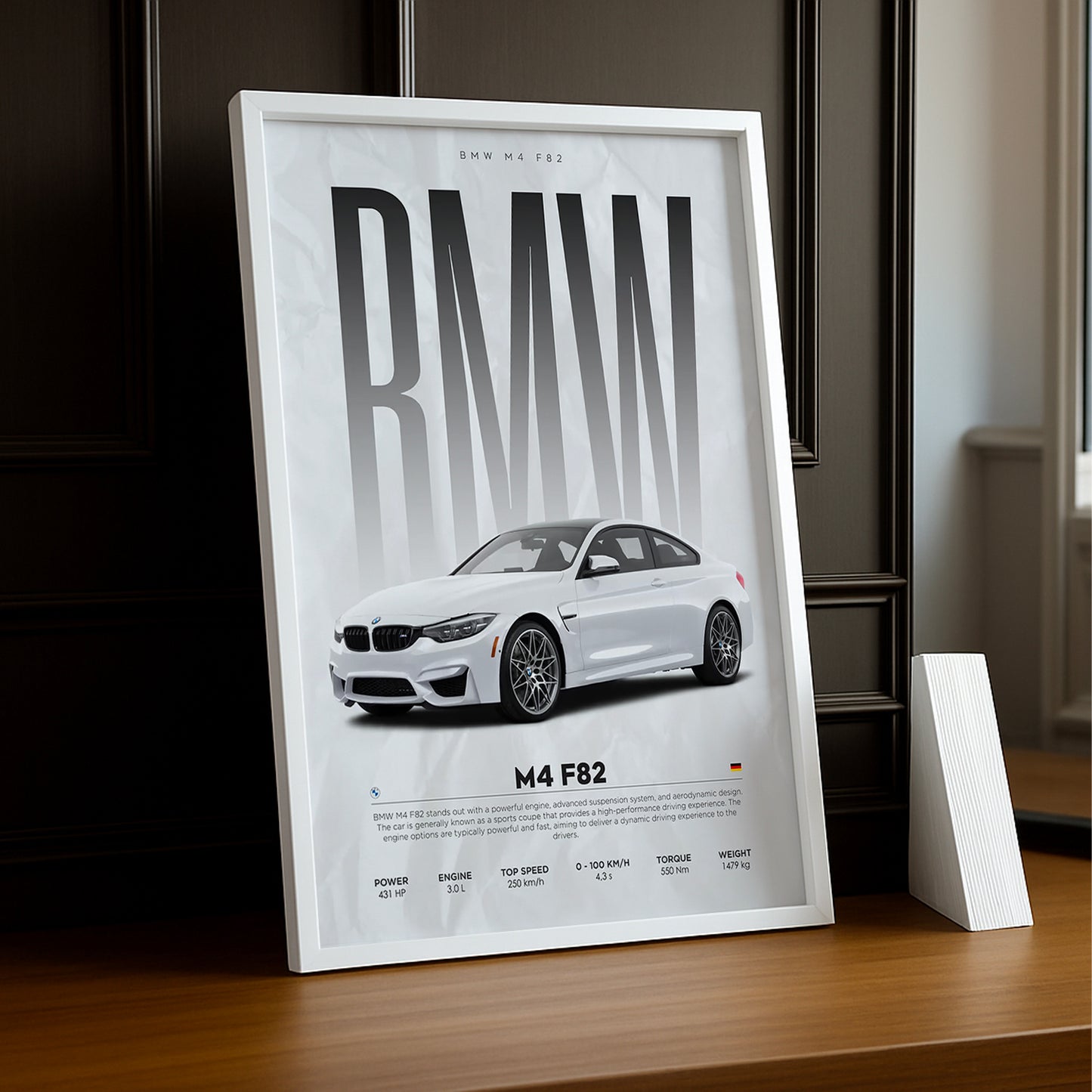 Cadre photo BMW M4 F82