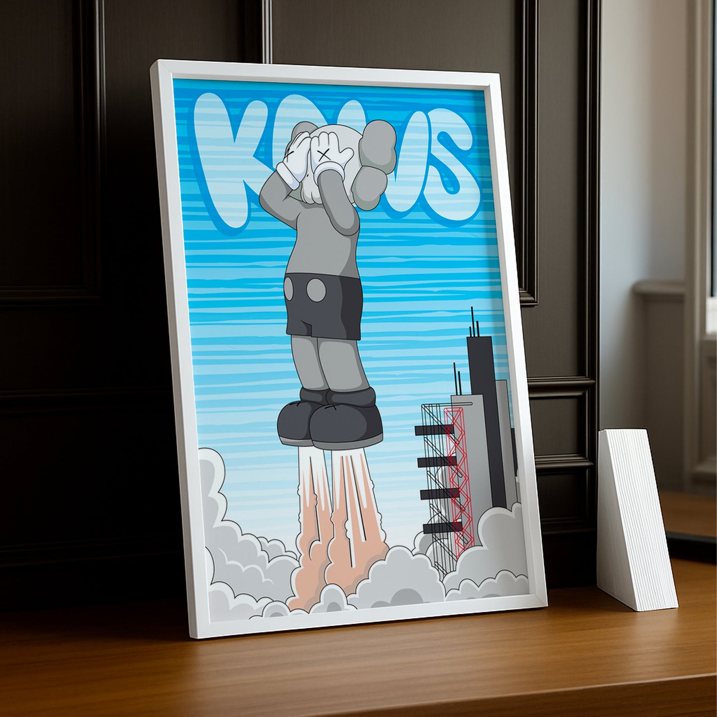 Poster Kaws Fusée