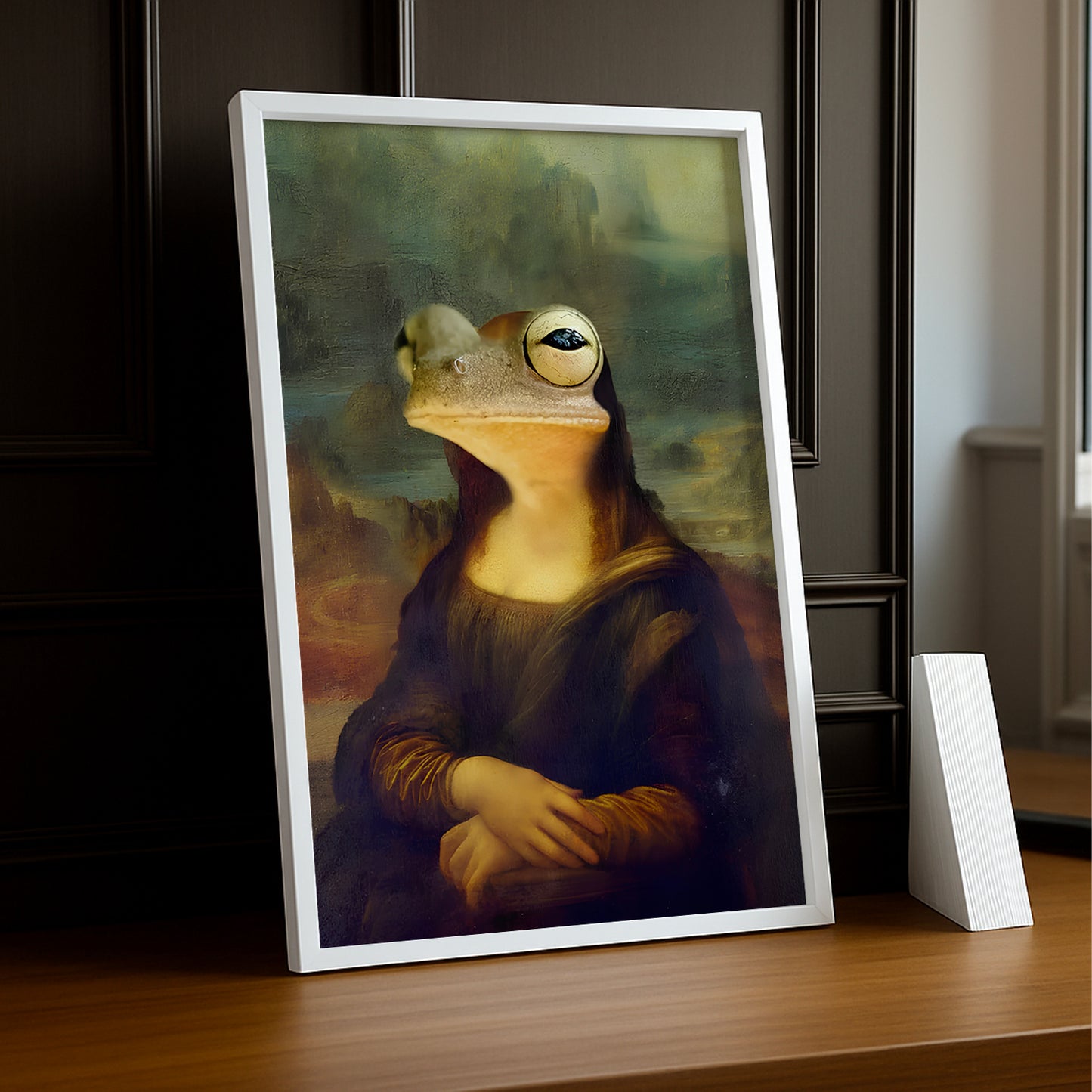 Marco de fotos Mona Lisa La Gioconda Rana