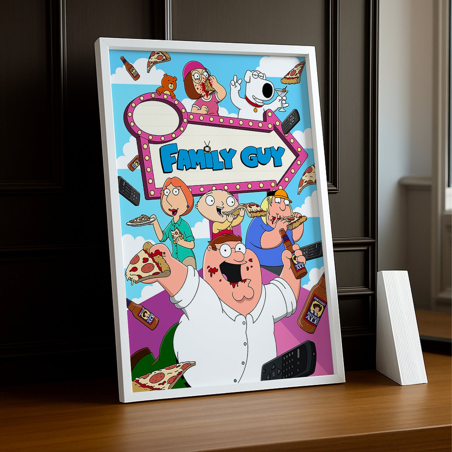 Cadre Photo Family Guy - Pizza