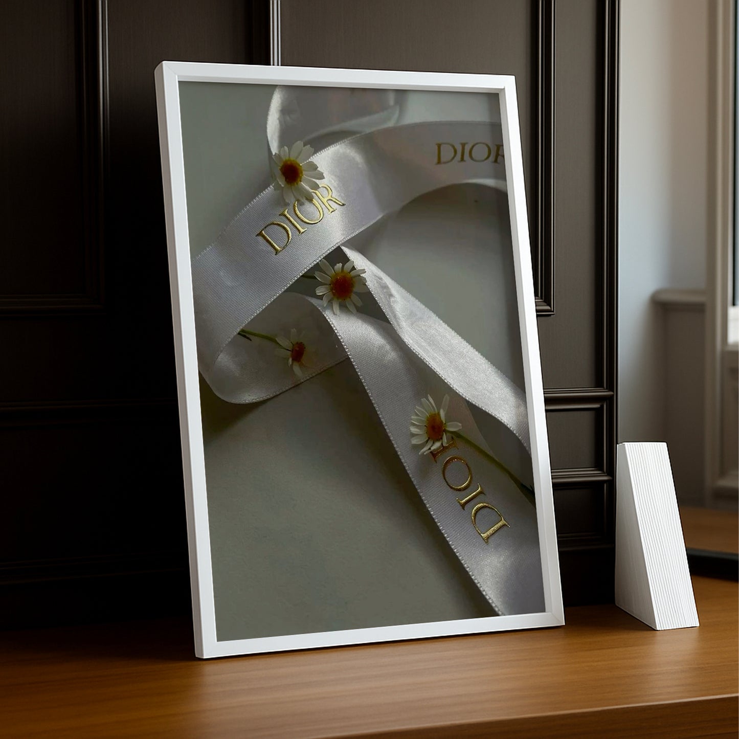 Cadre photo Christian Dior - Ruban fleurs